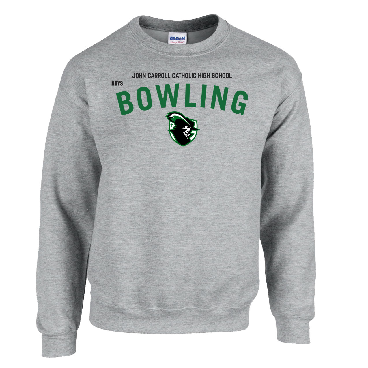 Fleece Crewneck - Sport Grey - Sport Arch