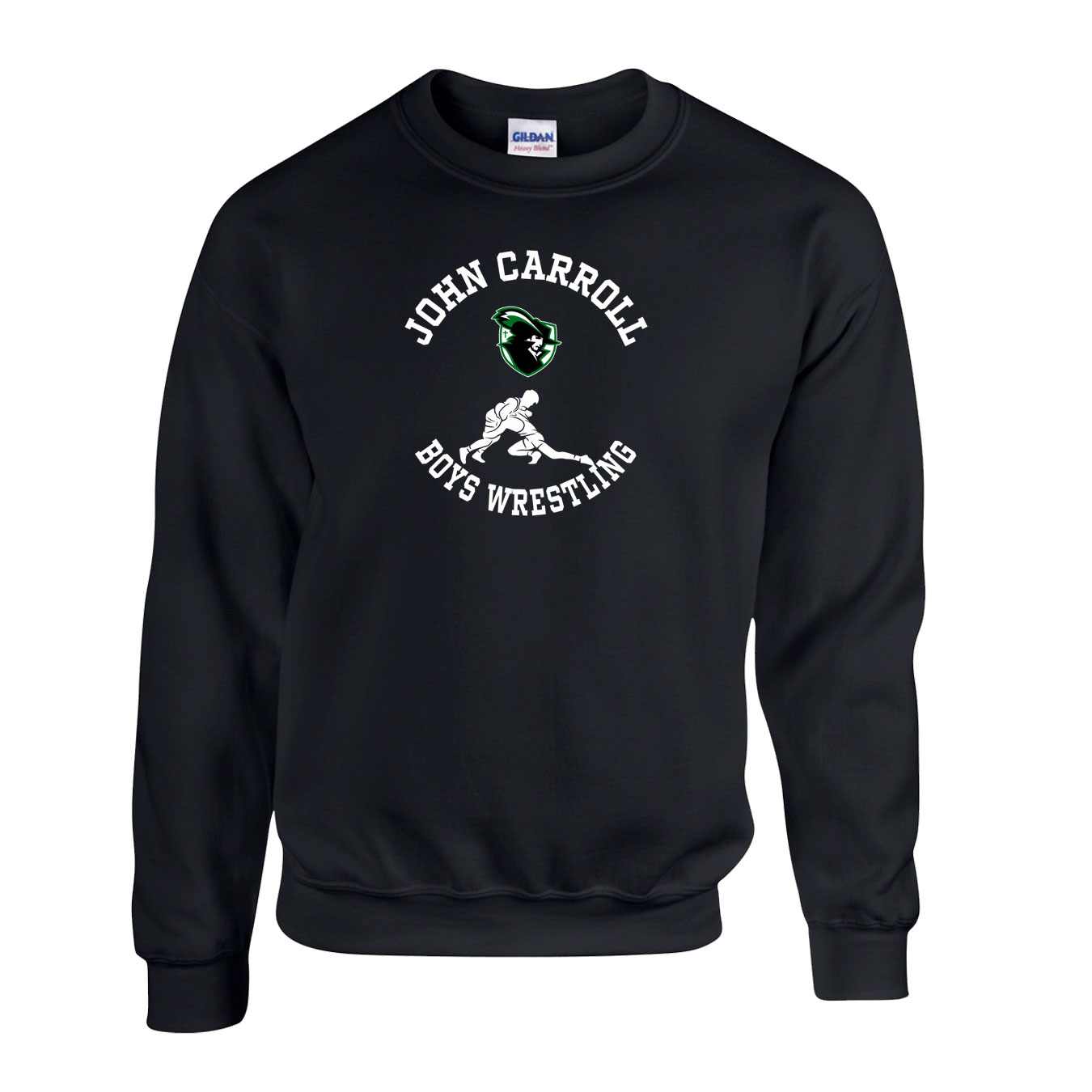 Fleece Crewneck - Black - Sport Circle