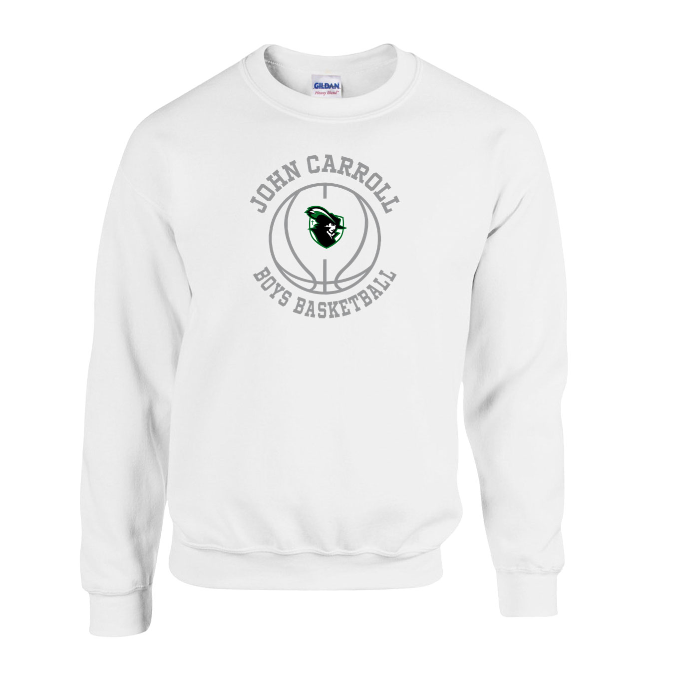 Fleece Crewneck - White - Sport Circle