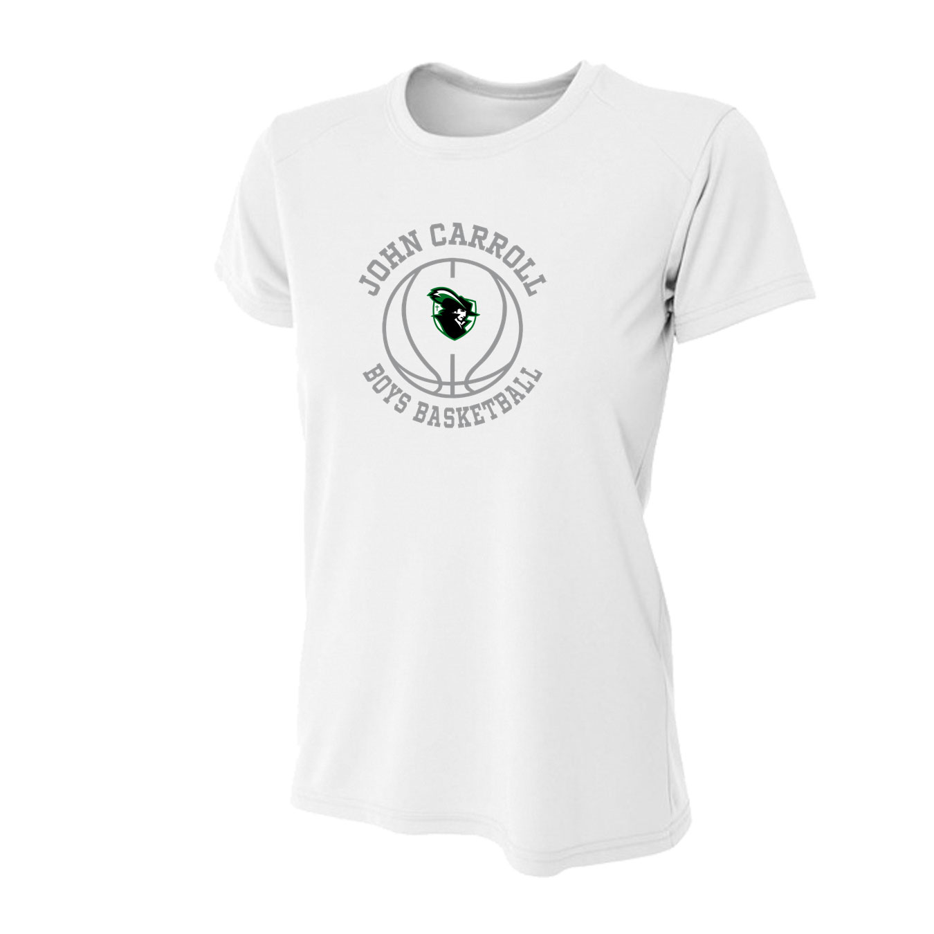 Women's Tight Fit Performance T-Shirt - White - Sport Circle