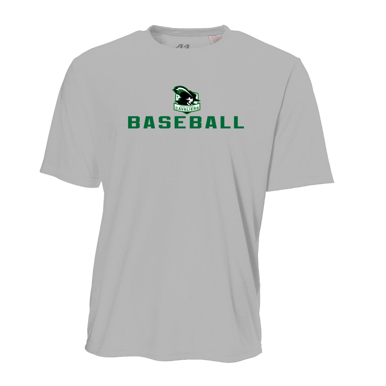 Men's Performance T-Shirt - Silver - Logo Sport Name