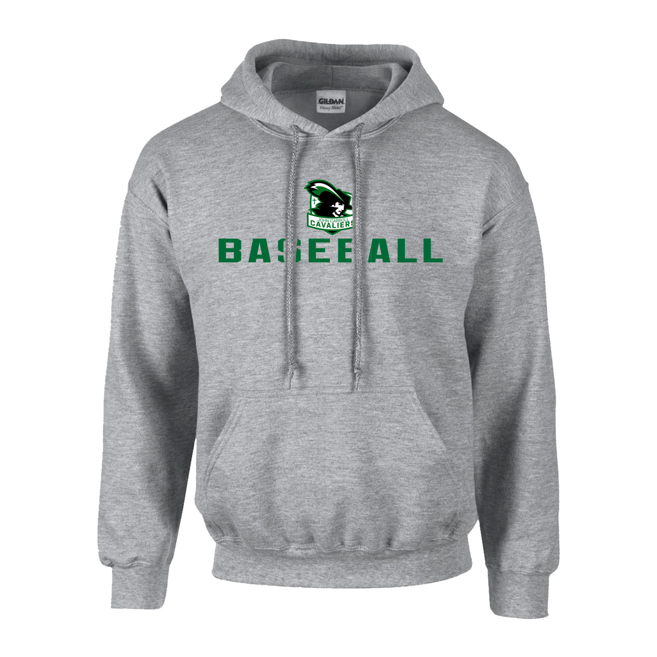 Fleece Hoodie - Sport Grey - Logo Sport Name