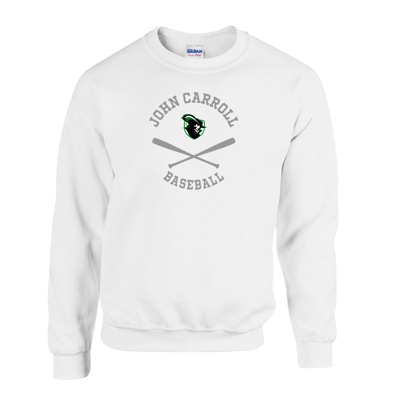 Fleece Crewneck - White - Sport Circle