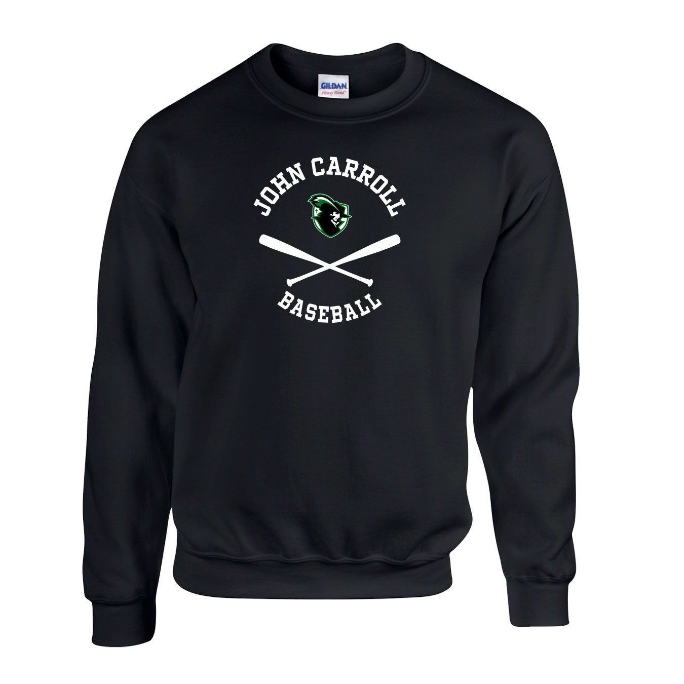 Fleece Crewneck - Black - Sport Circle