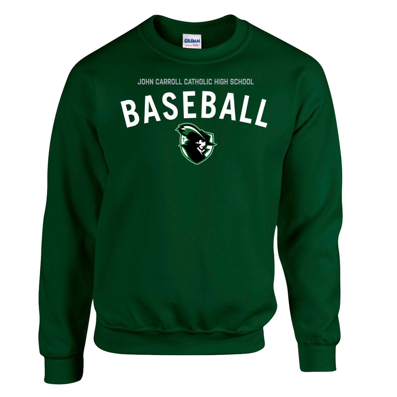 Fleece Crewneck - Forest Green - Sport Arch