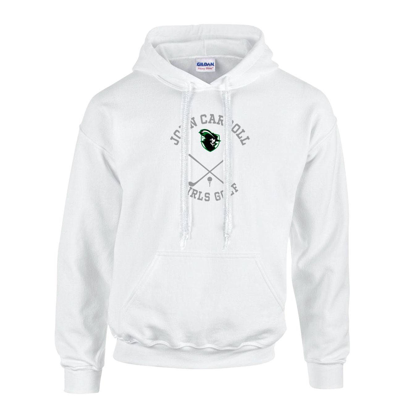 Fleece Hoodie - White - Sport Circle