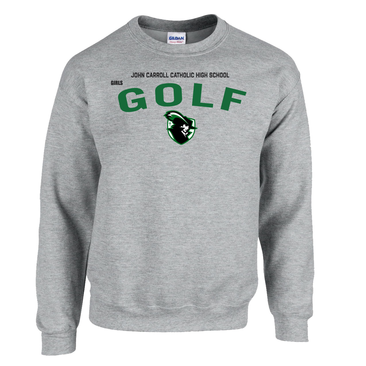 Fleece Crewneck - Sport Grey - Sport Arch