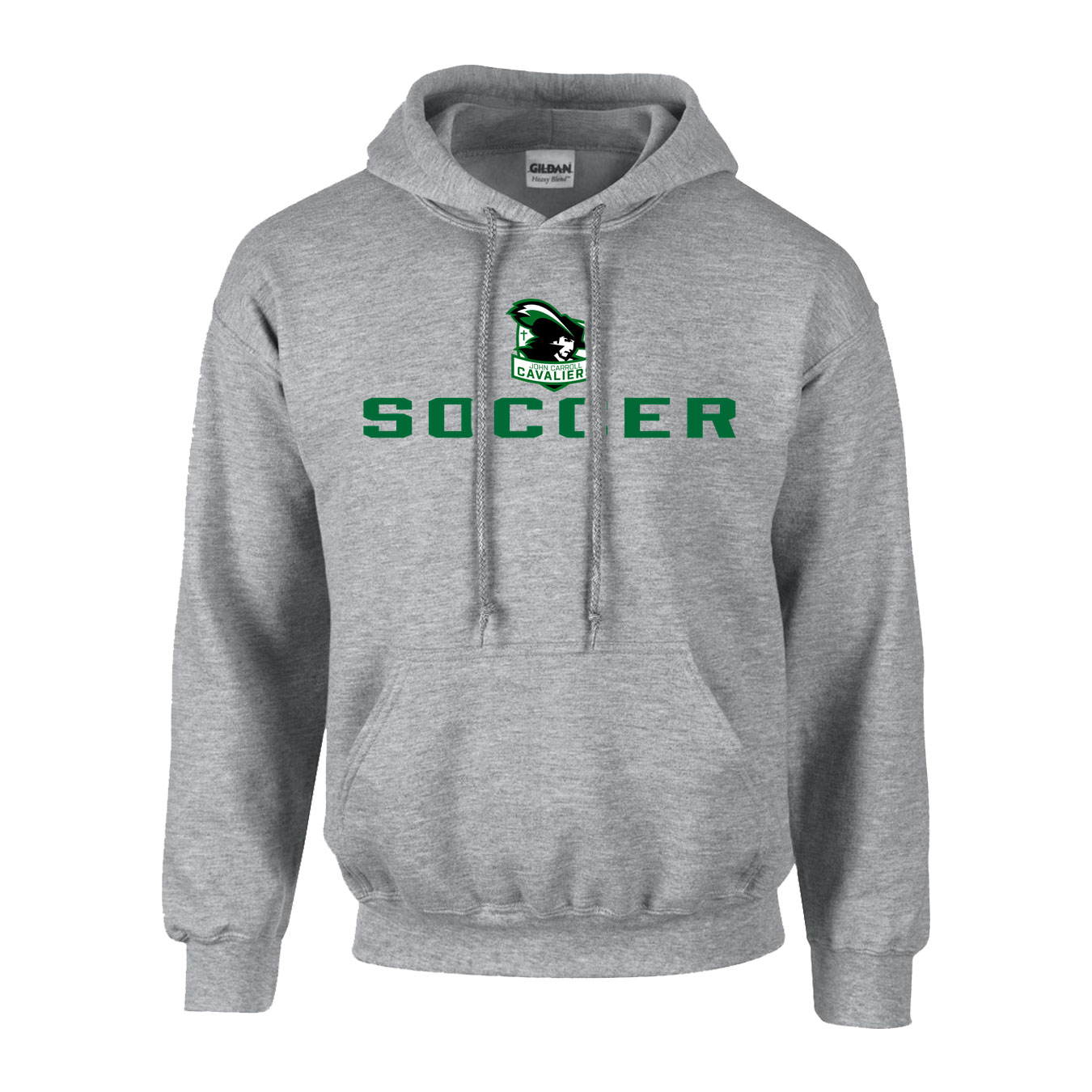 Fleece Hoodie - Sport Grey - Logo Sport Name