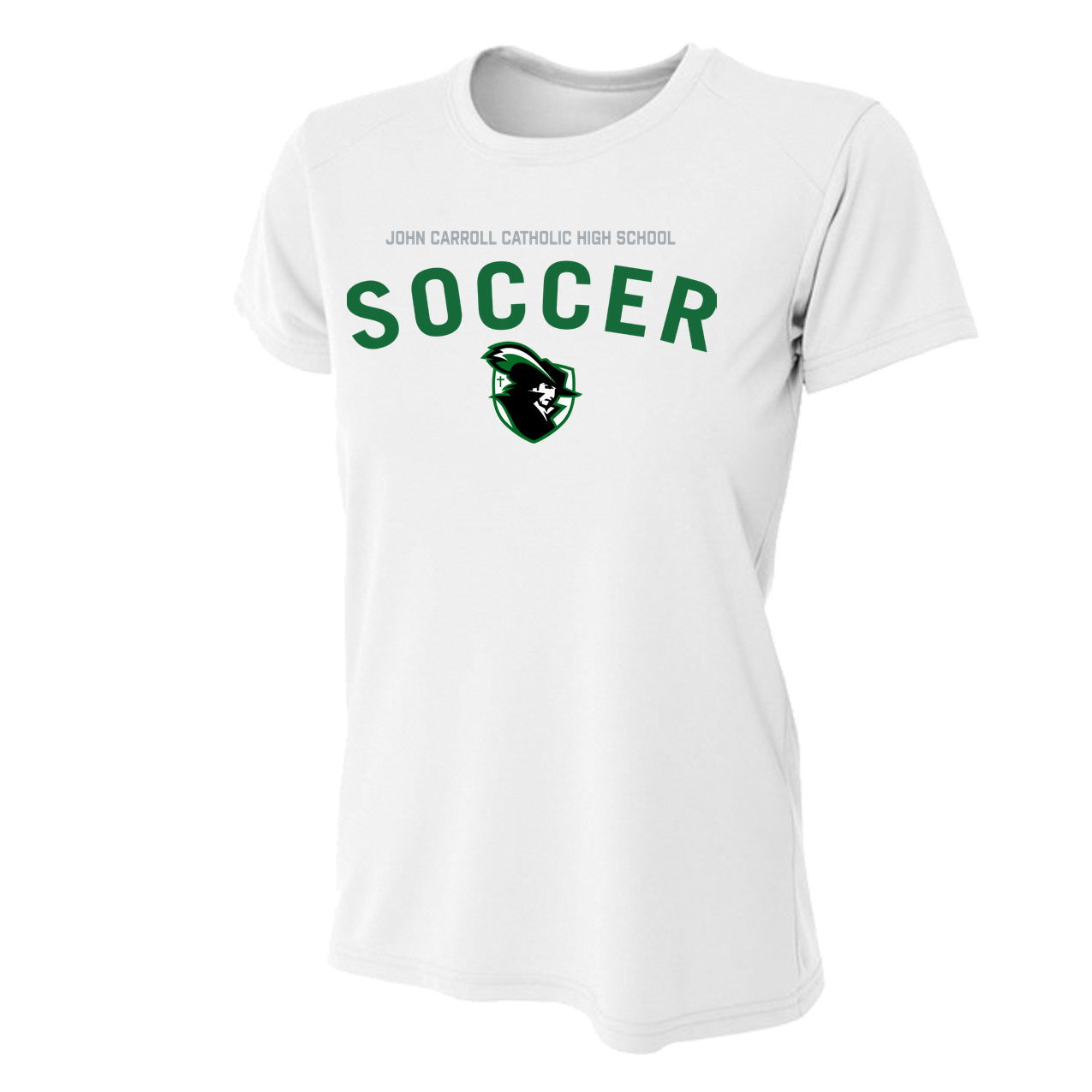Women's Tight Fit Performance T-Shirt - White - Sport Arch