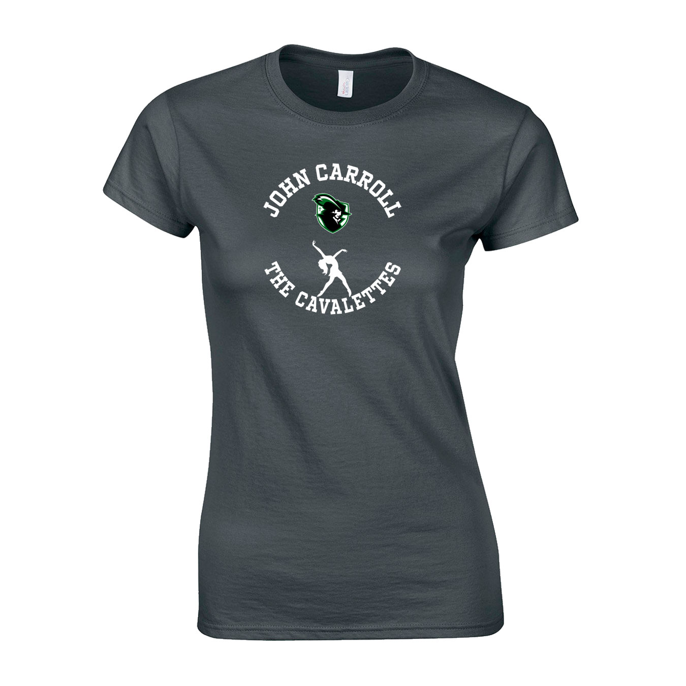 Women's Semi-Fitted Classic T-Shirt - Charcoal - Sport Circle