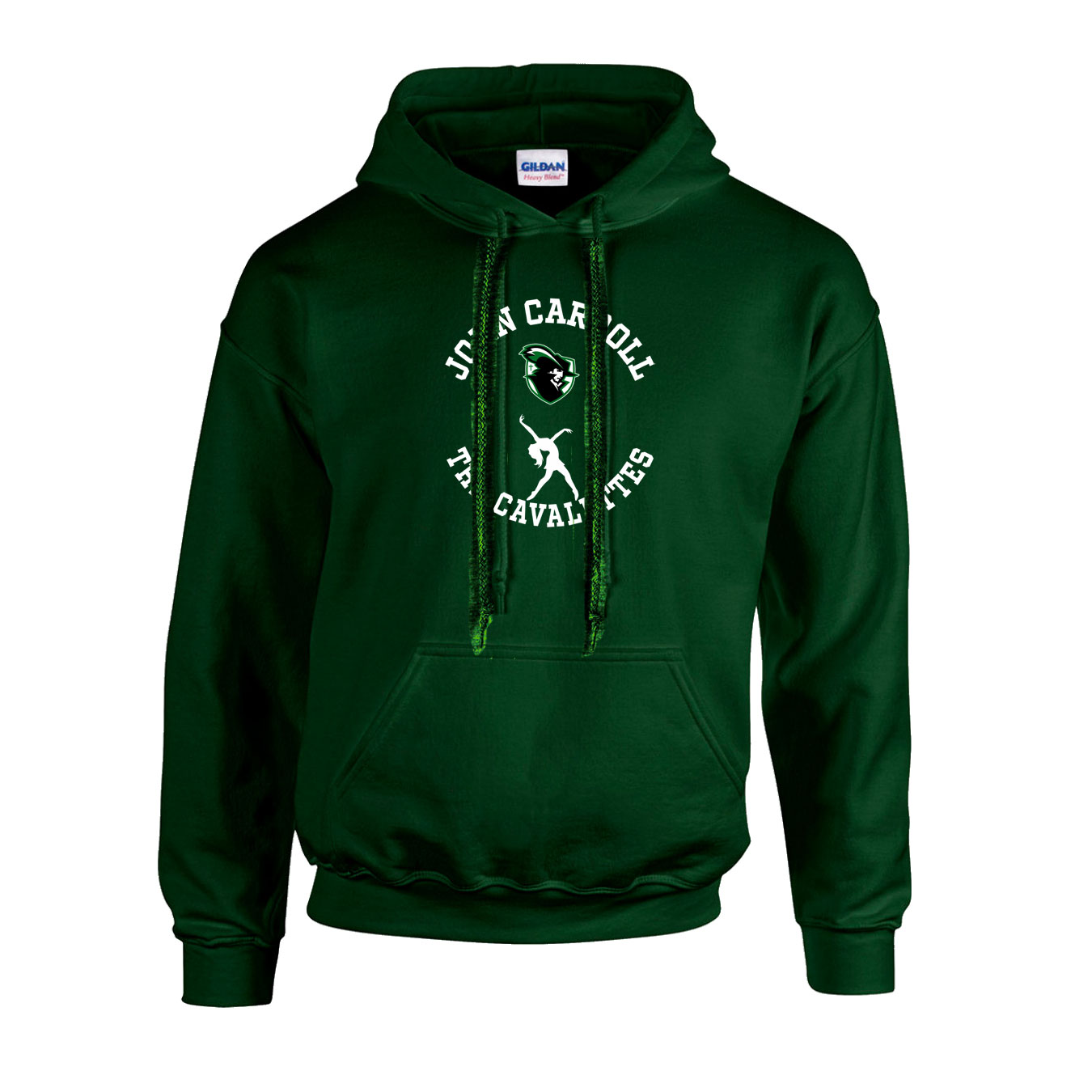 Fleece Hoodie - Forest Green - Sport Circle