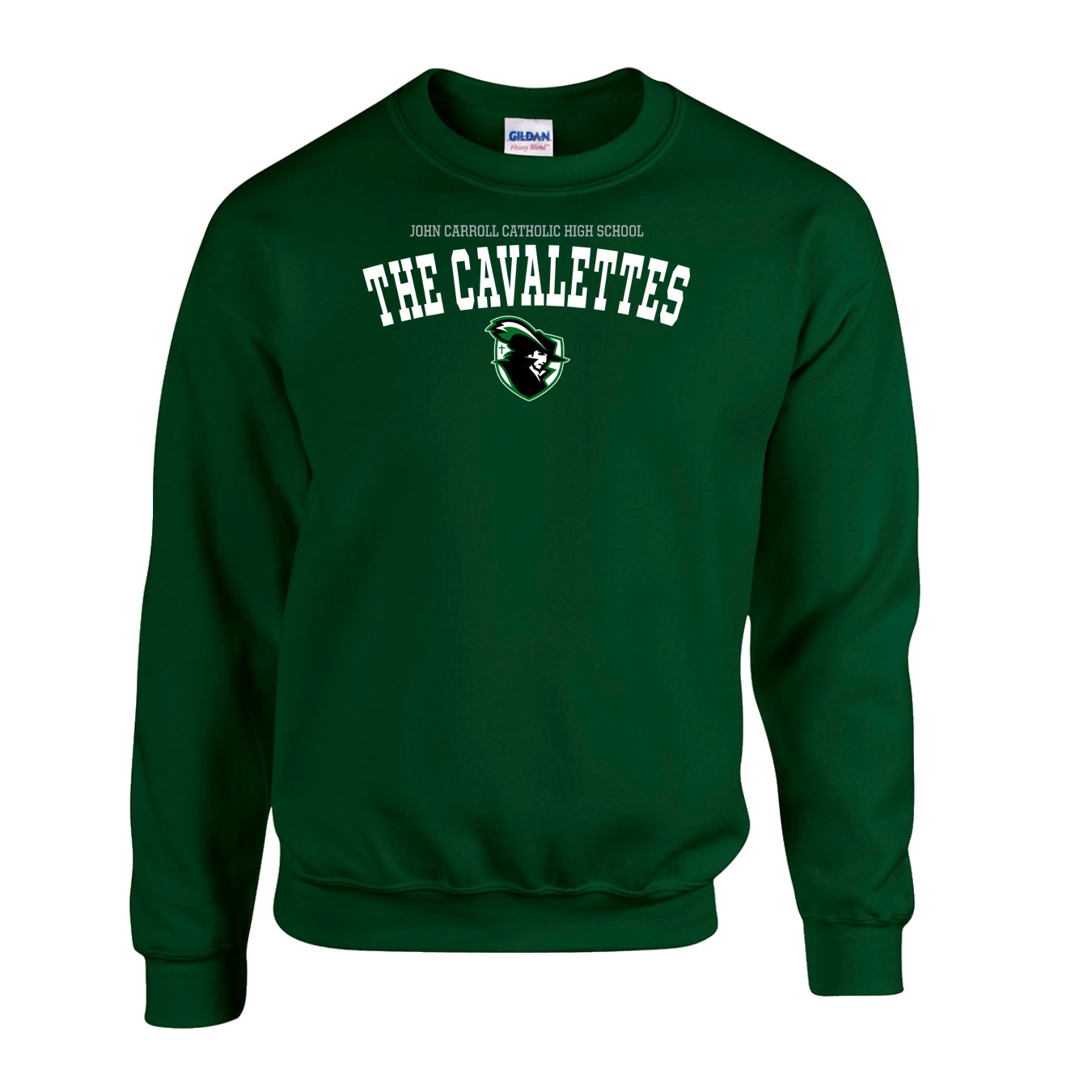Fleece Crewneck - Forest Green - Sport Arch