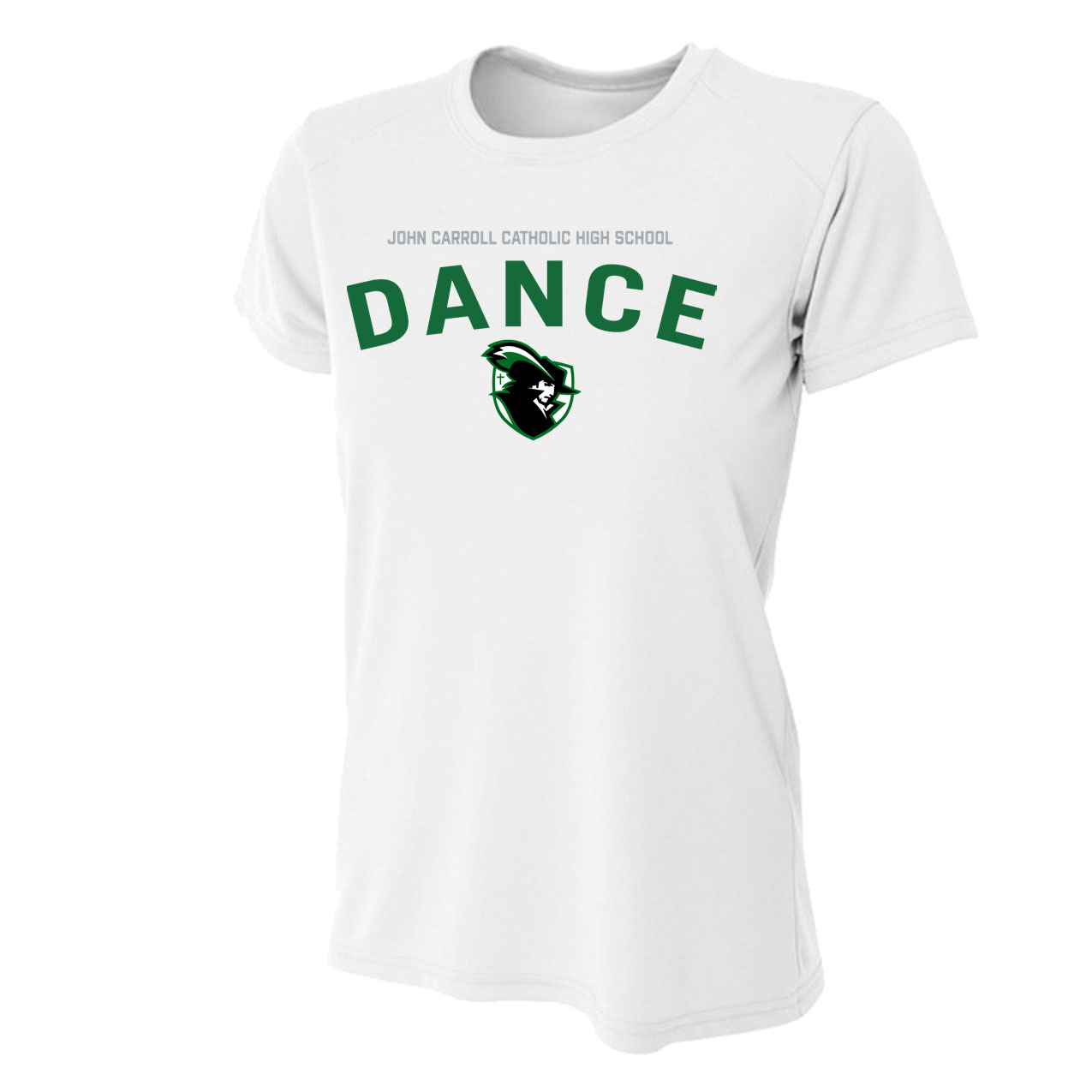 Women's Tight Fit Performance T-Shirt - White - Sport Arch