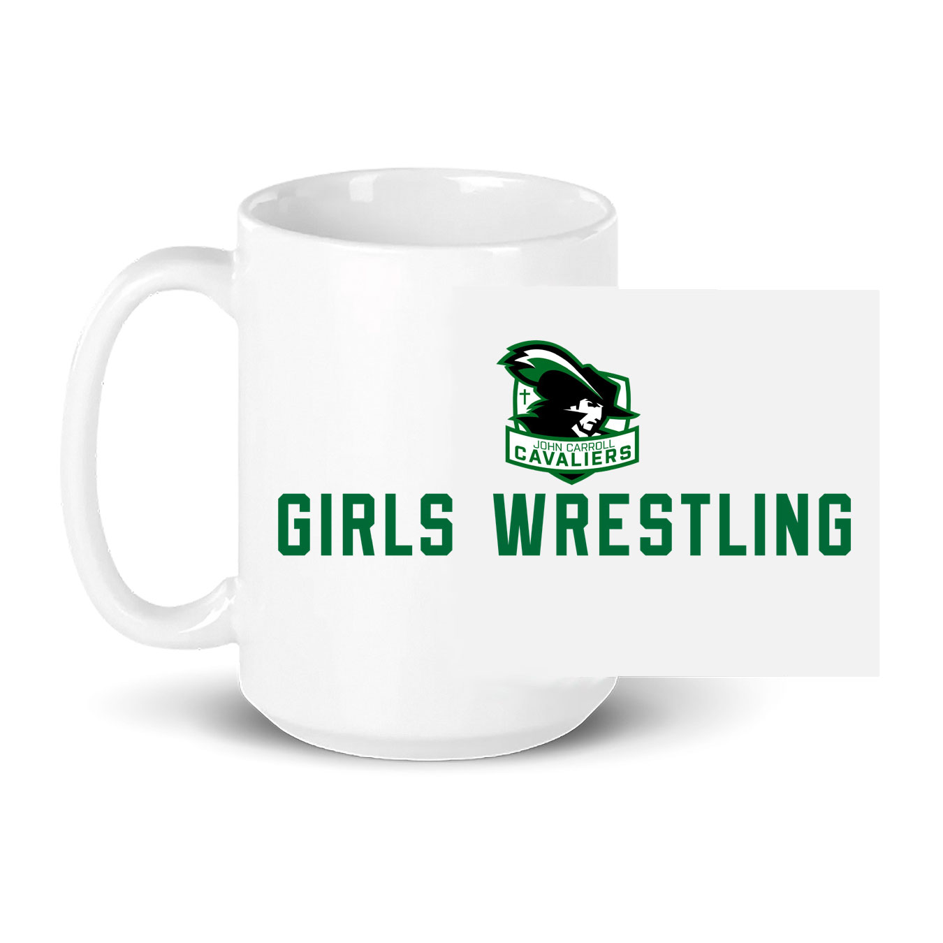 15oz Coffee Mug - White - Logo Sport Name