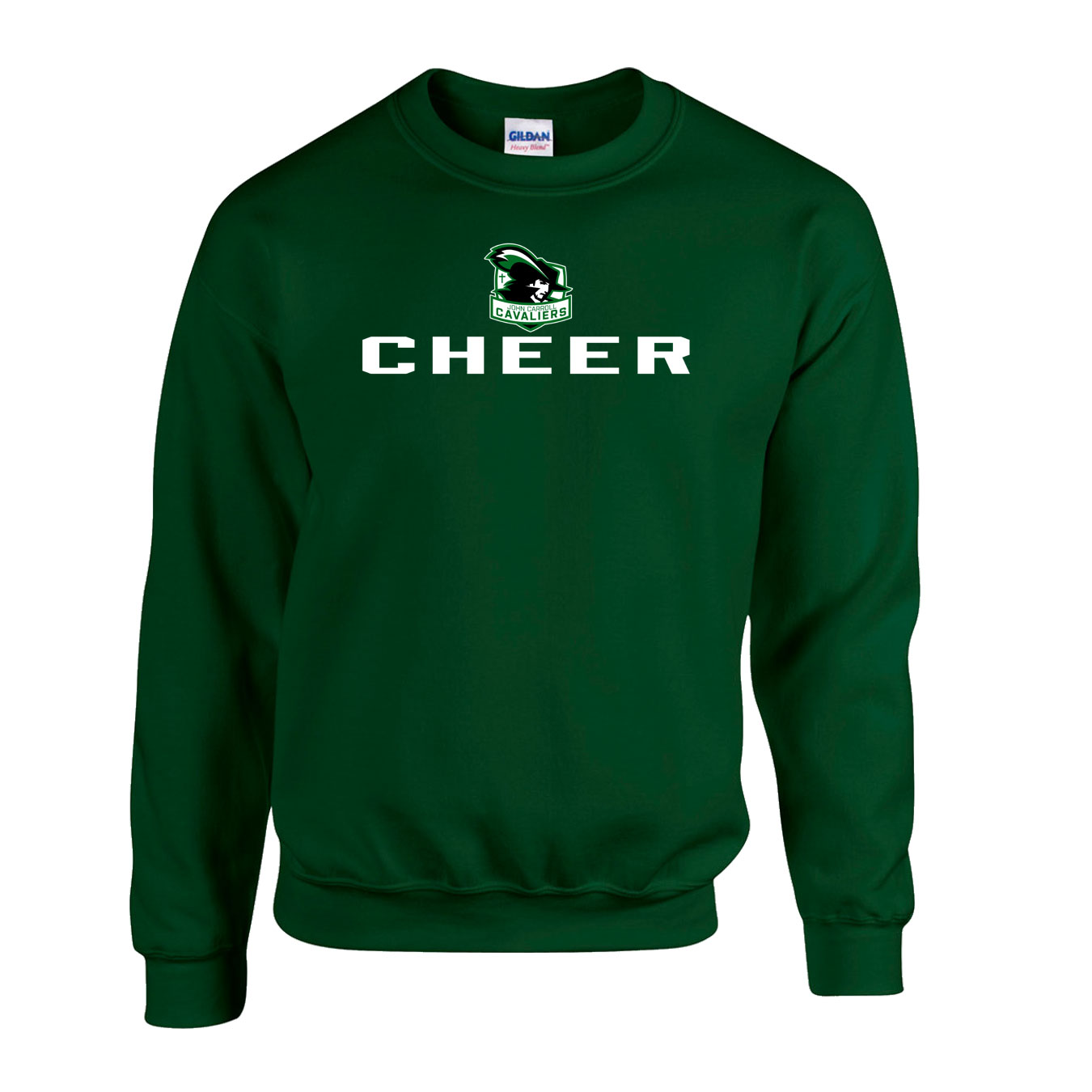 Fleece Crewneck - Forest Green - Logo Sport Name