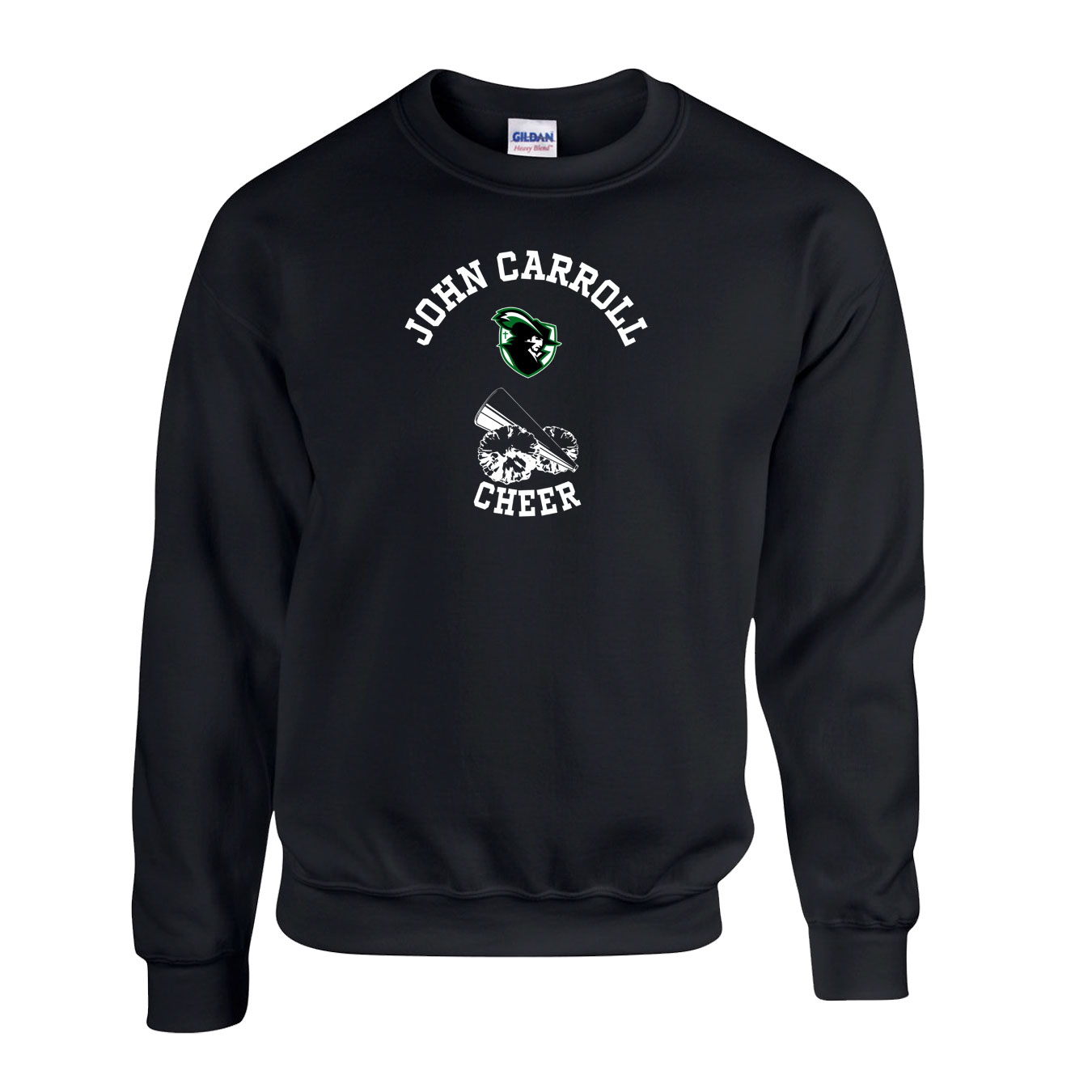 Fleece Crewneck - Black - Sport Circle