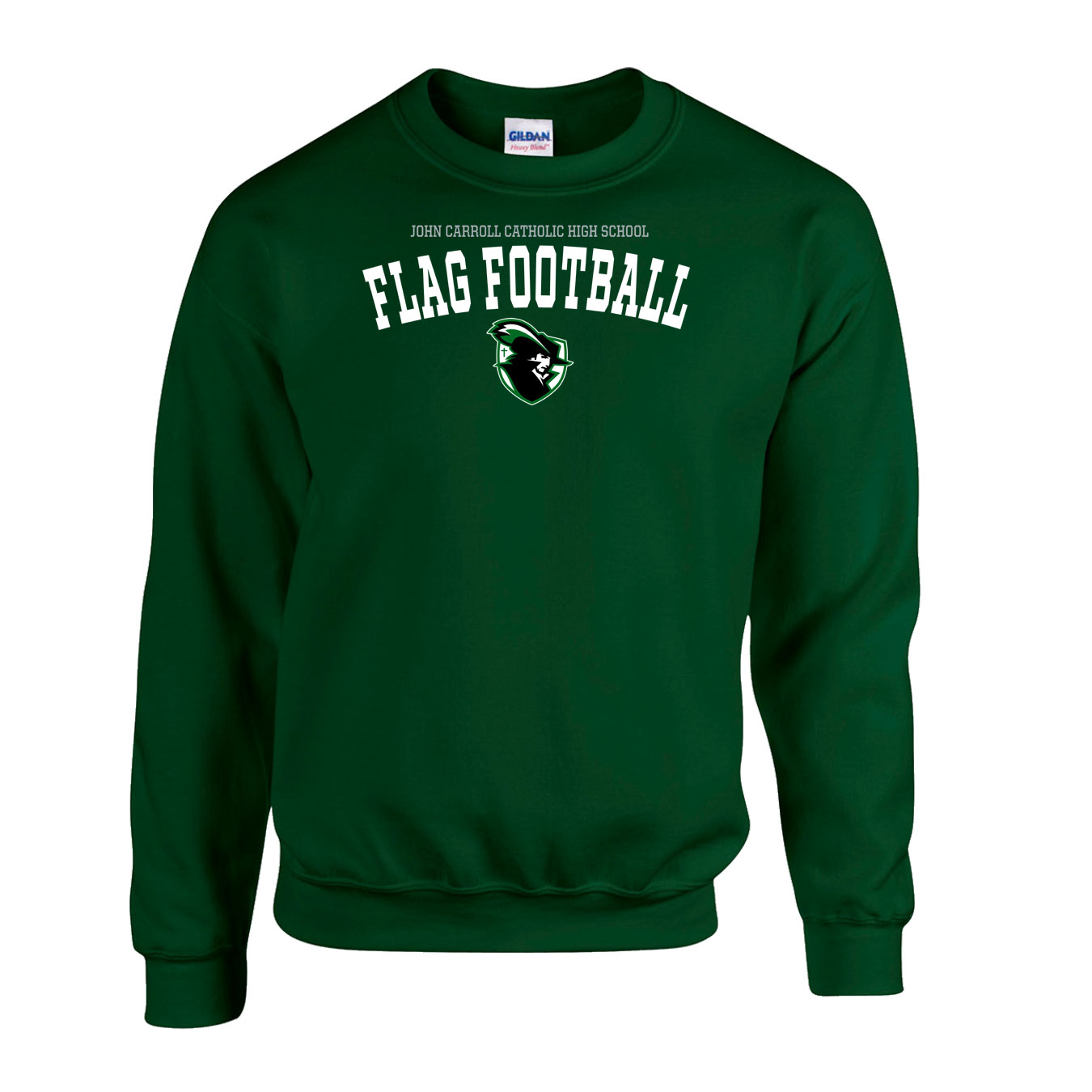Fleece Crewneck - Forest Green - Sport Arch