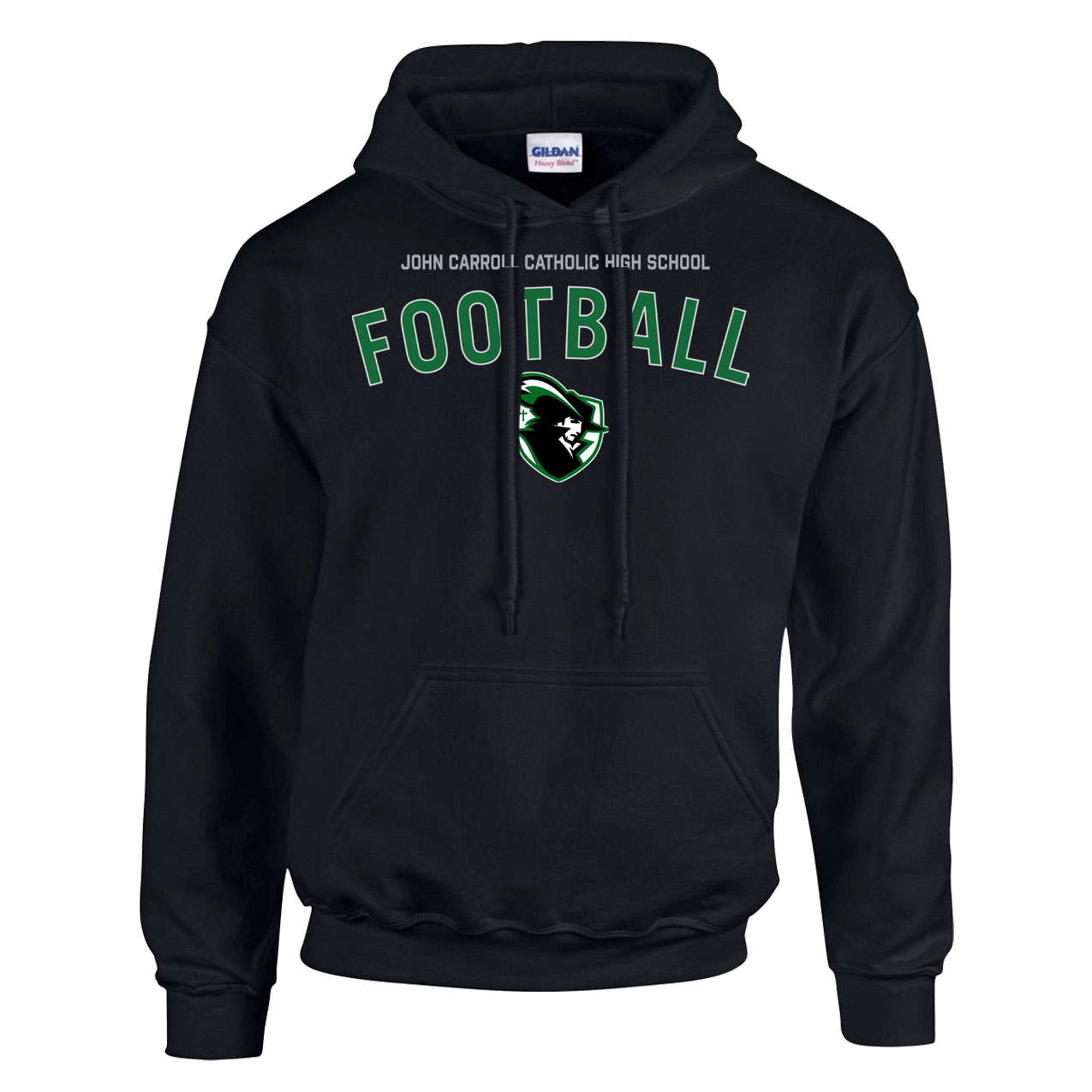 Fleece Hoodie - Black - Sport Arch