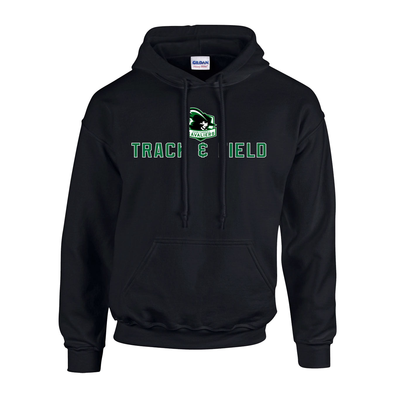 Fleece Hoodie - Black - Logo Sport Name
