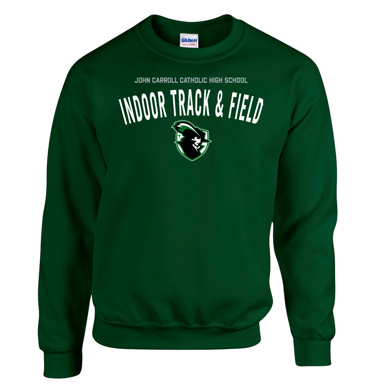 Fleece Crewneck - Forest Green - Sport Arch