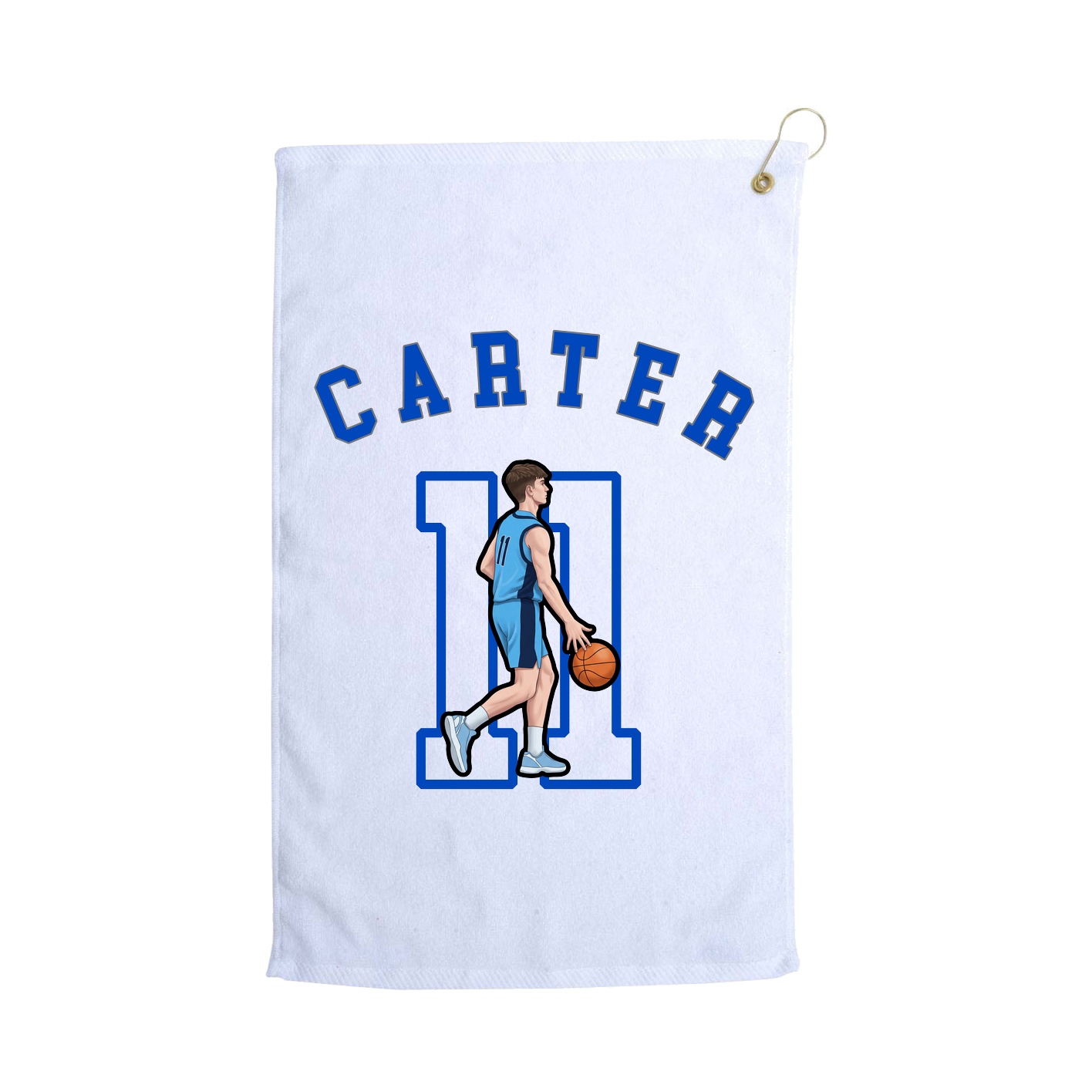 Golf Towel — Shirsey Arch in White