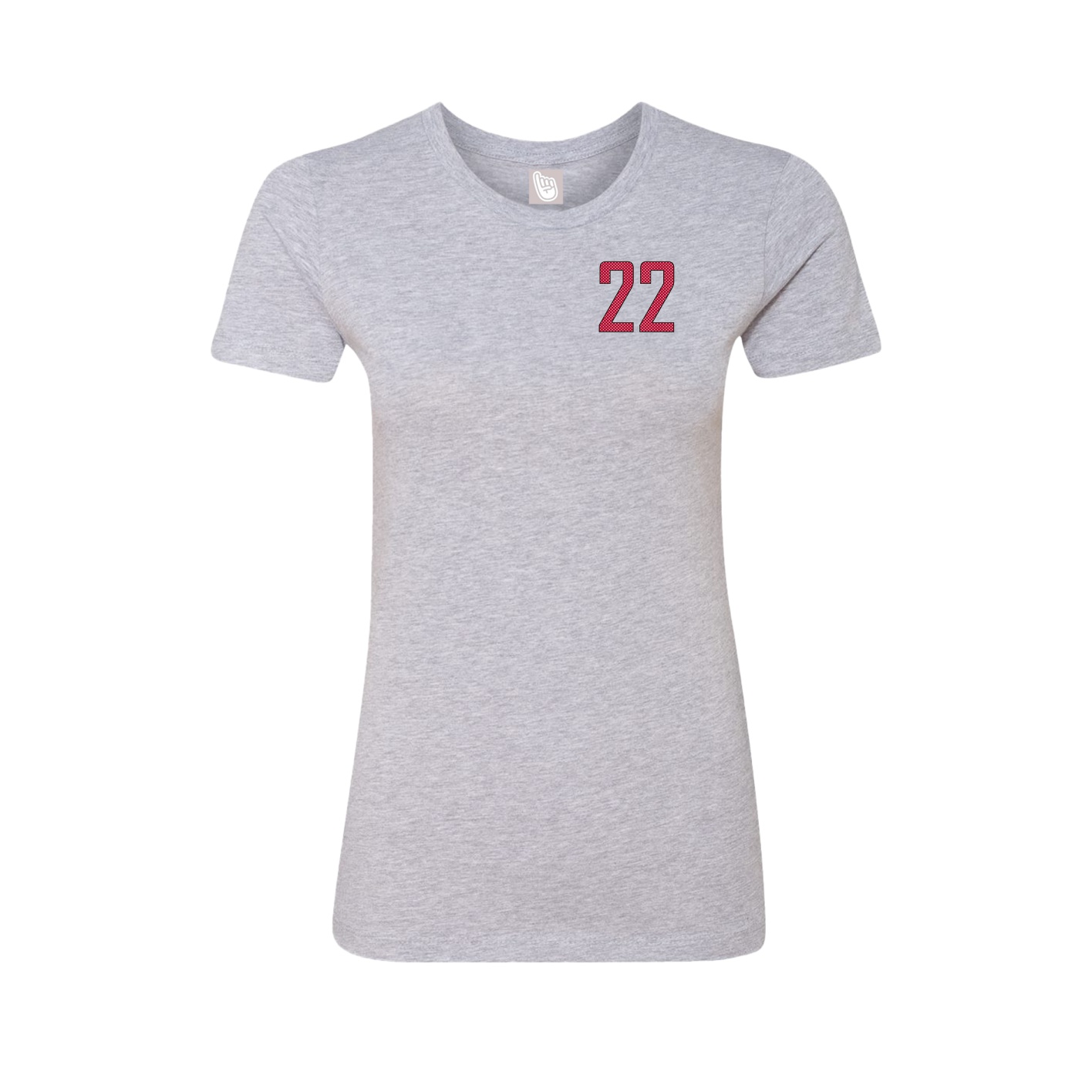 Womens Tee — Front Shirsy in Grey
