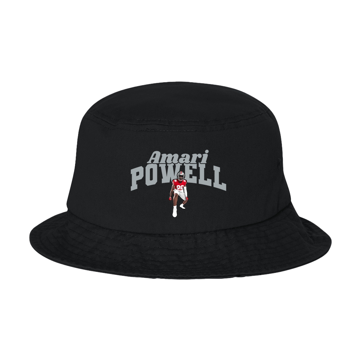Bucket Cap — Signature Arch in Black
