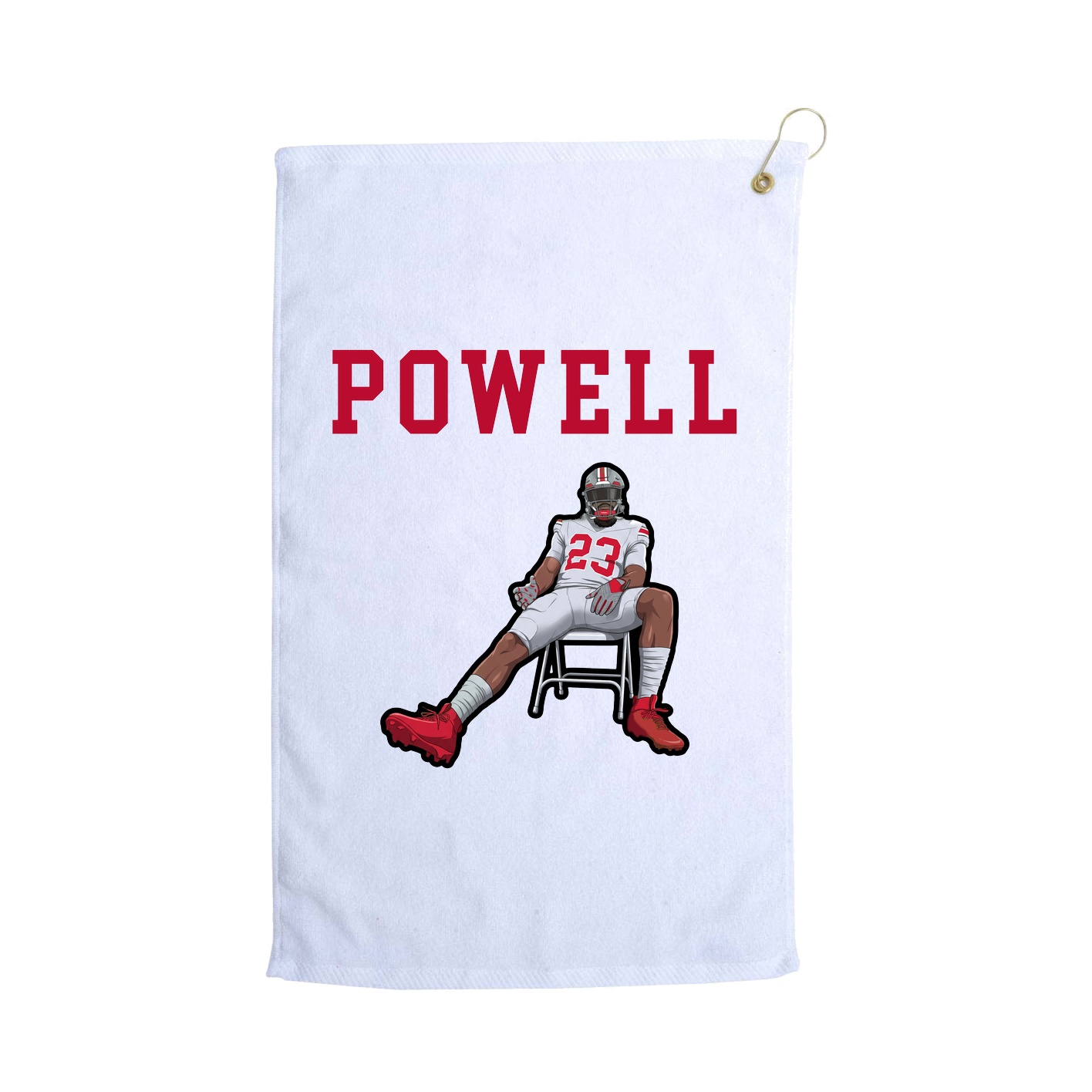 Golf Towel — Shirsey in White