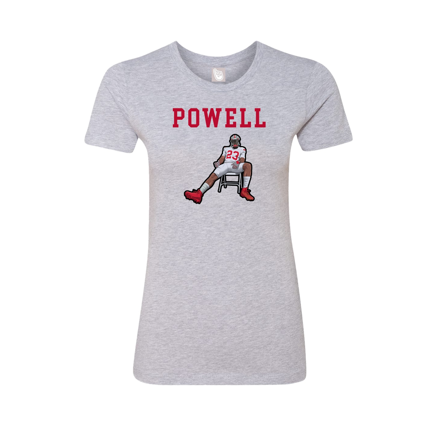 Fitted Women's Tee — Shirsey in Grey