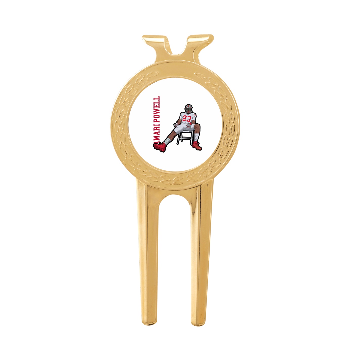 Divot Tool with Ball Marker — Name Vertical in Classic