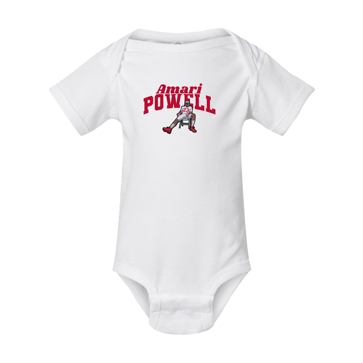 Baby Onesie — Signature Arch in White