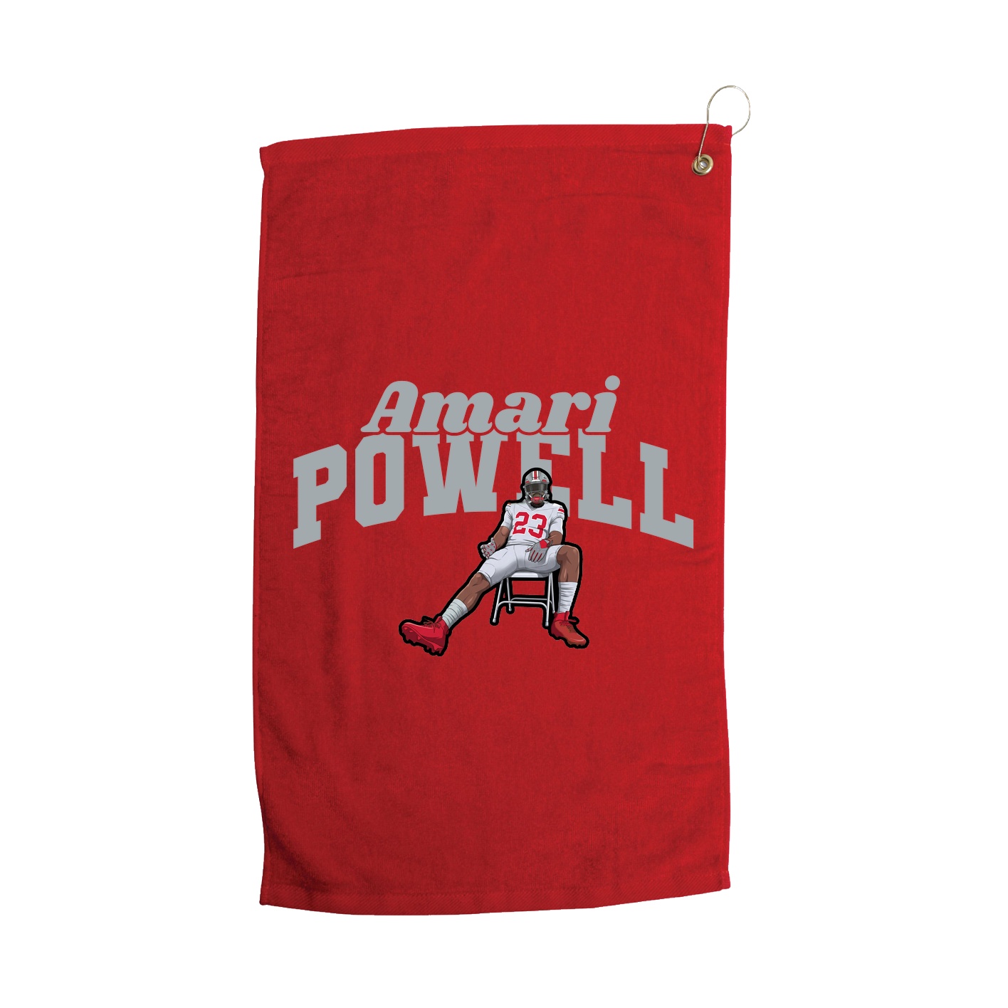 Golf Towel — Signature Arch in Red