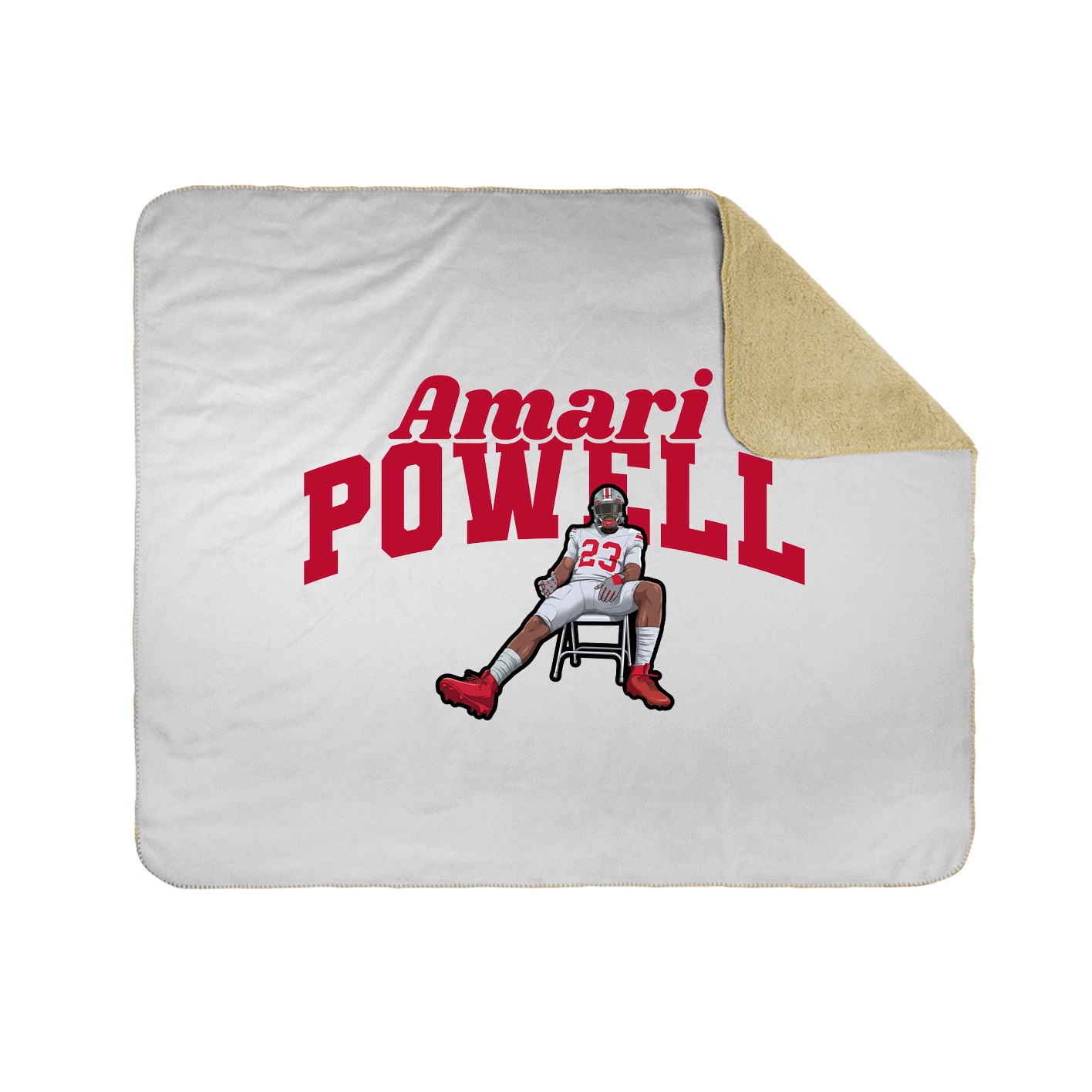 Throw Blanket — Signature Arch in White