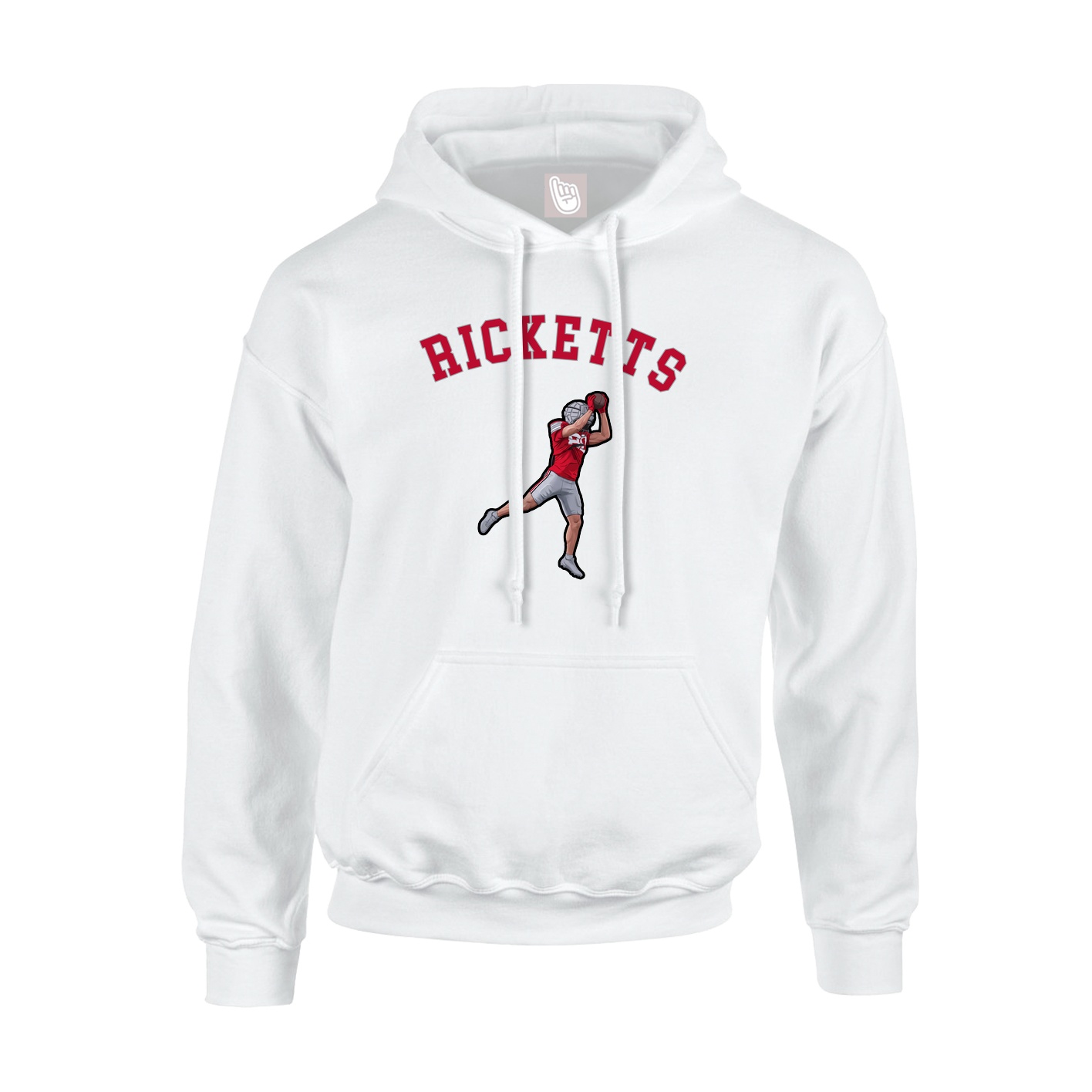 Hoodie — Shirsey Arch in White
