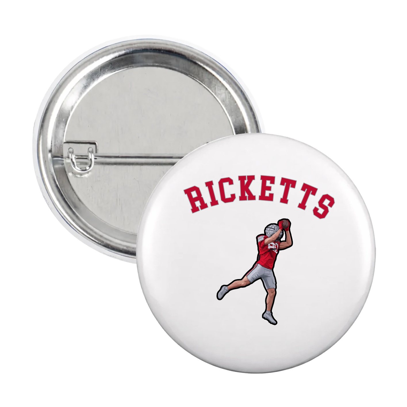 Game Day Button — Shirsey Arch in White