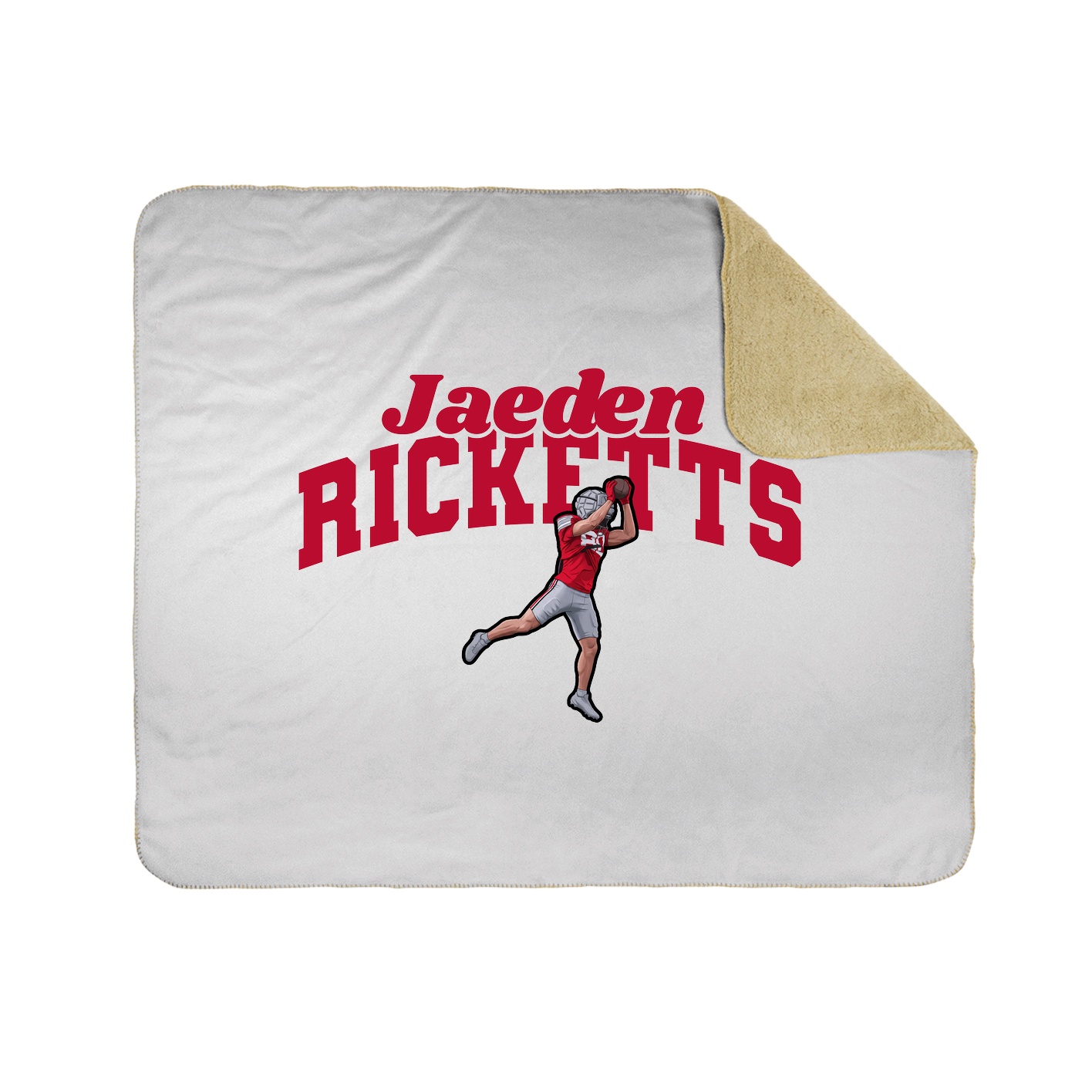 Throw Blanket — Signature Arch in White