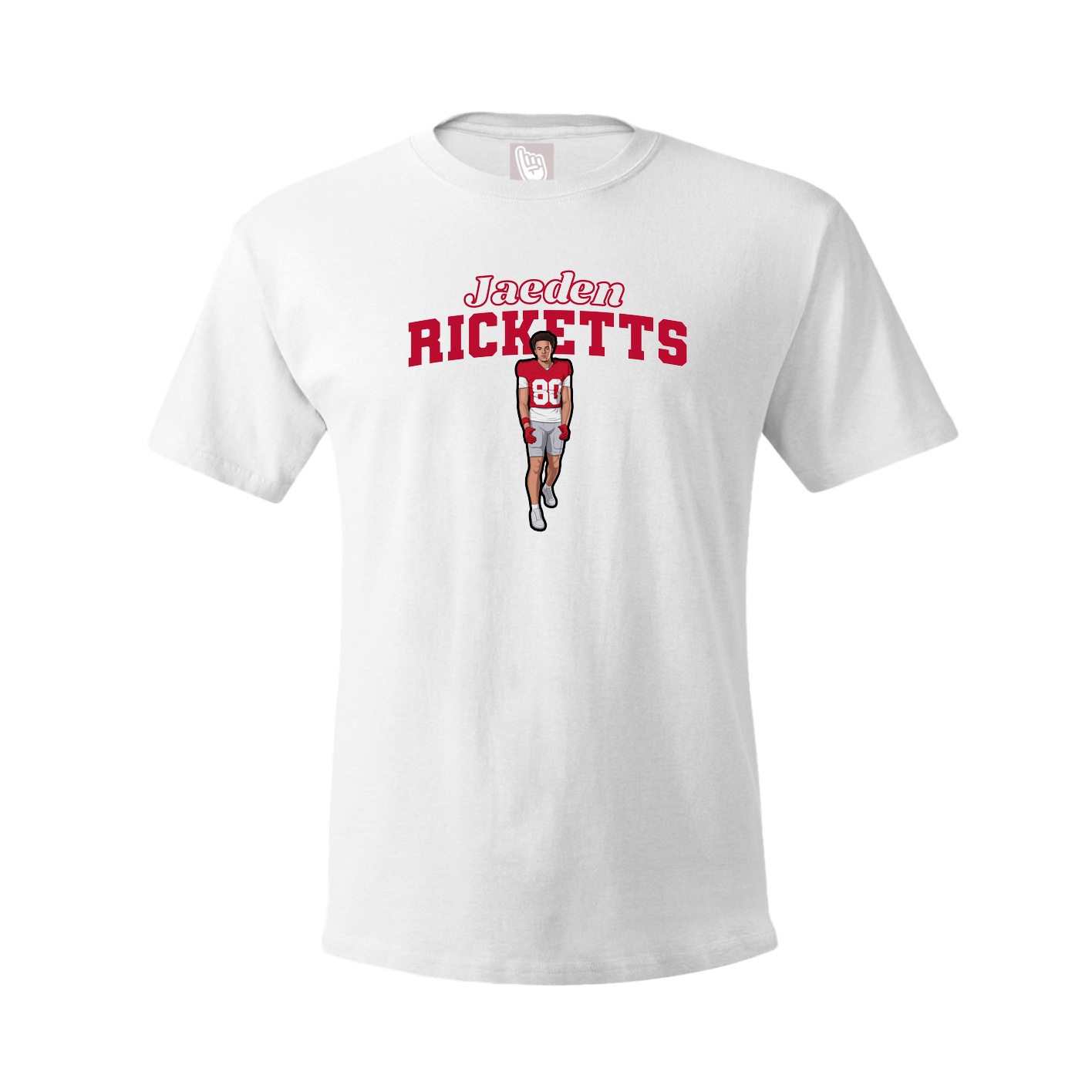 Tee — Name Arch in White