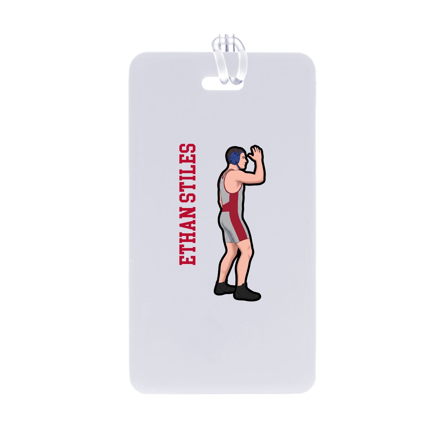 Bag Tag — Name Vertical in Classic
