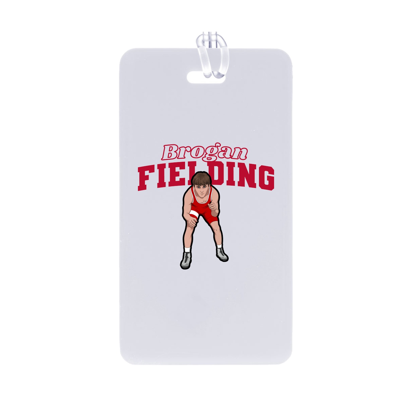 Bag Tag — Name Arch in Classic