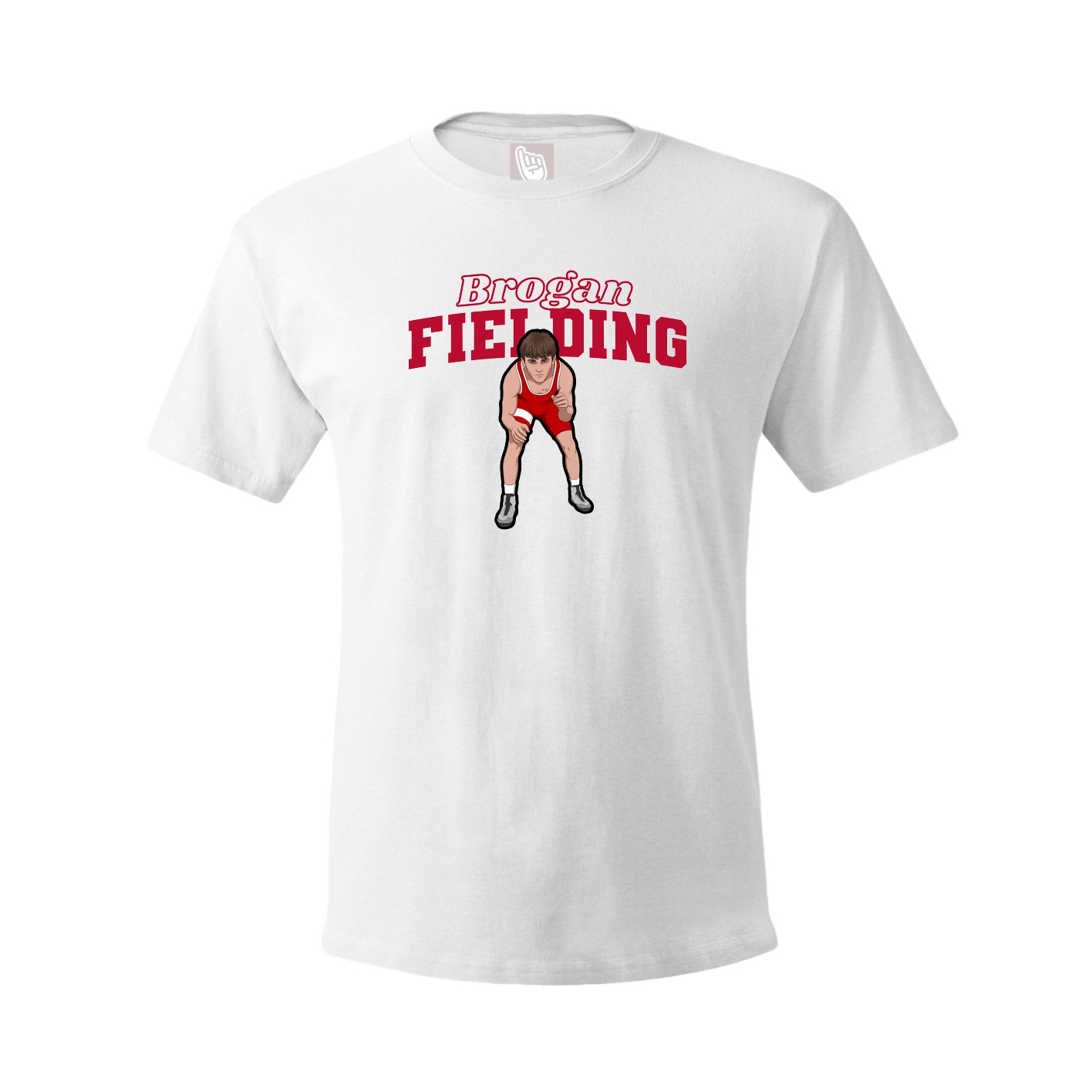 Tee — Name Arch in White