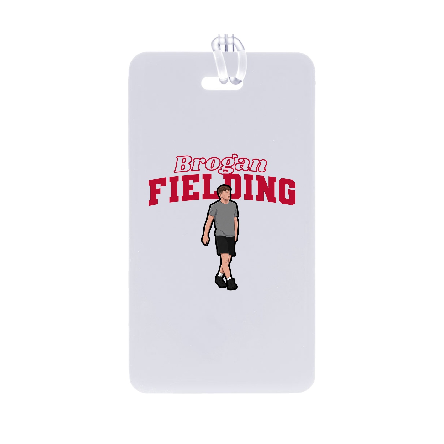 Bag Tag — Name Arch in Classic