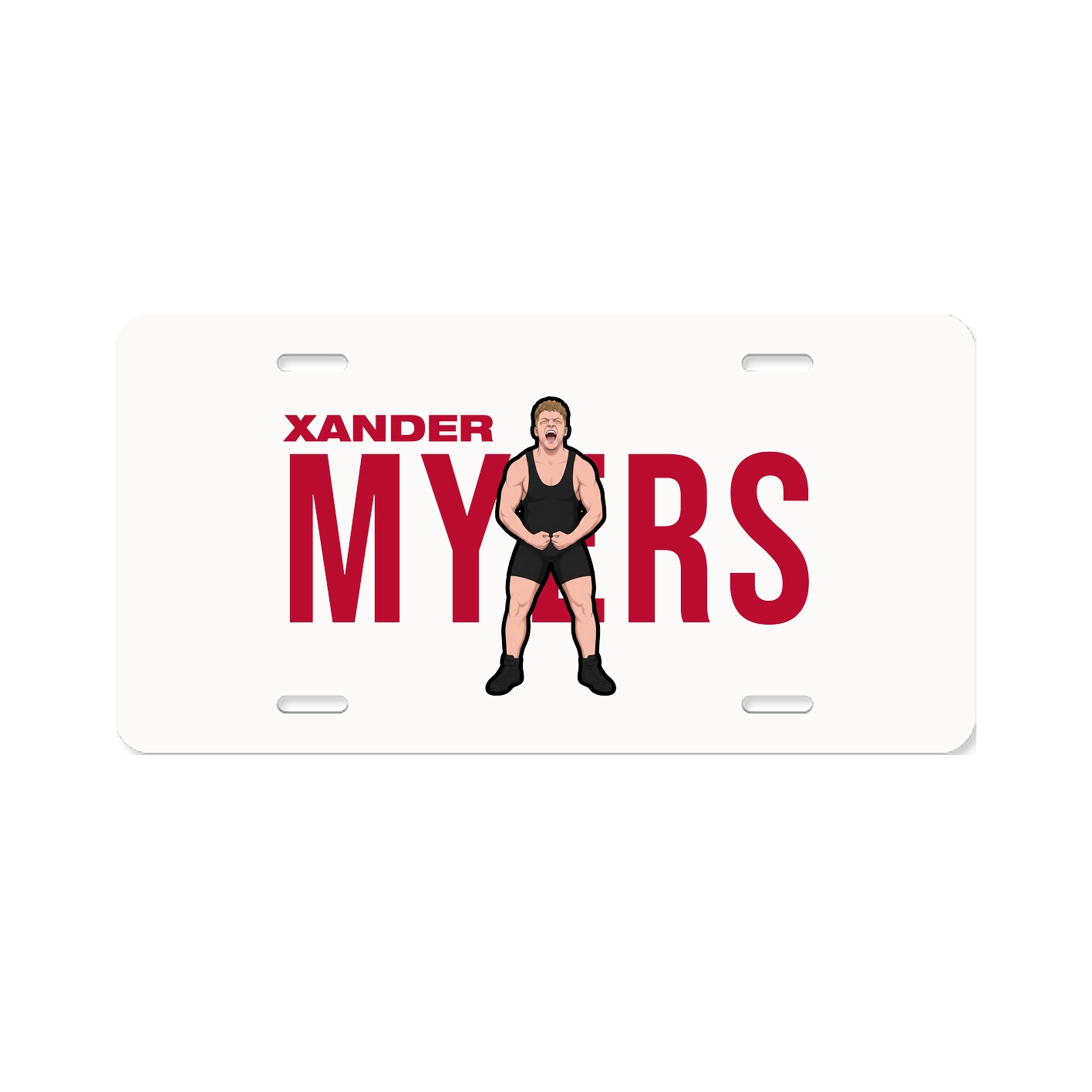 License Plate — Player Name in Classic