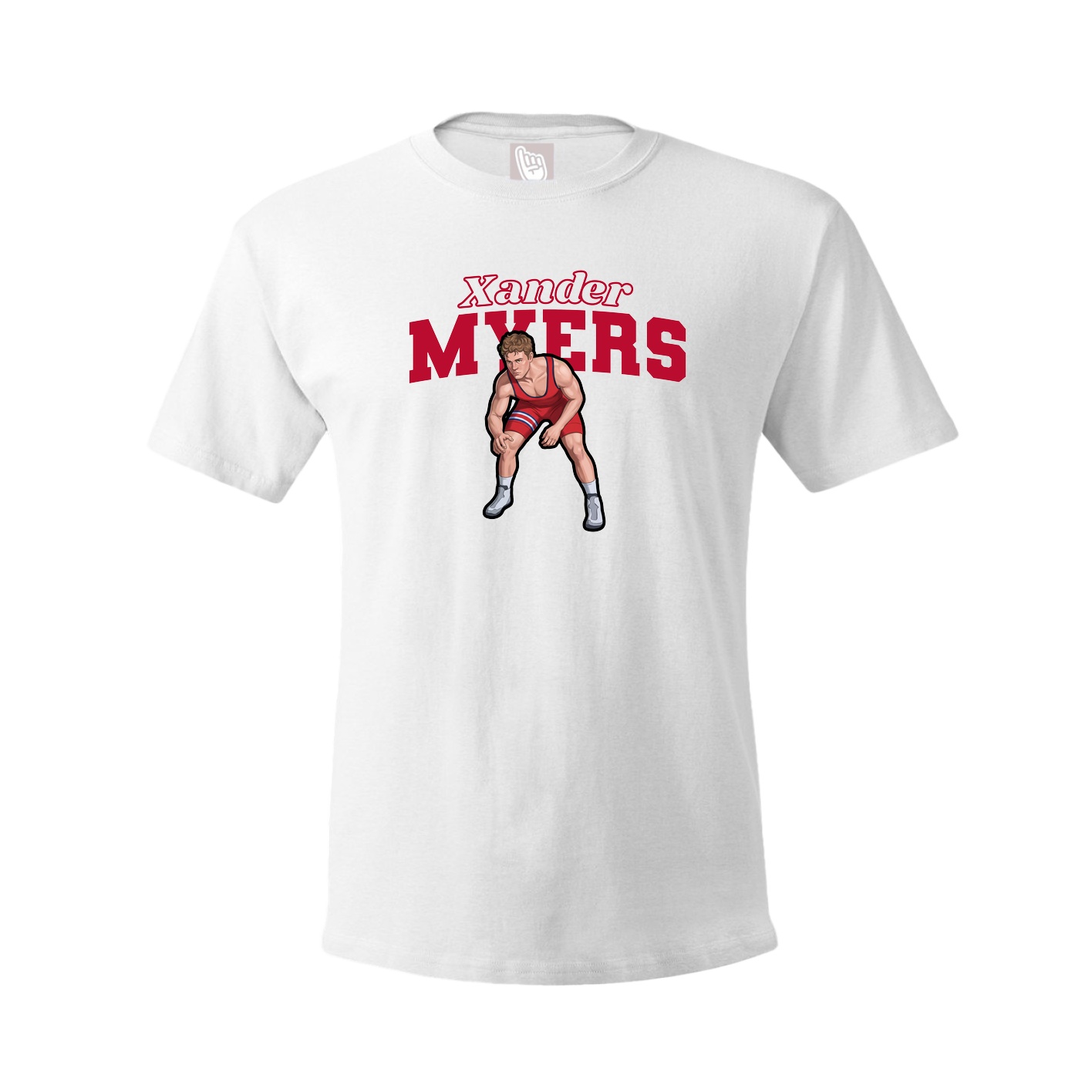 Tee — Name Arch in White