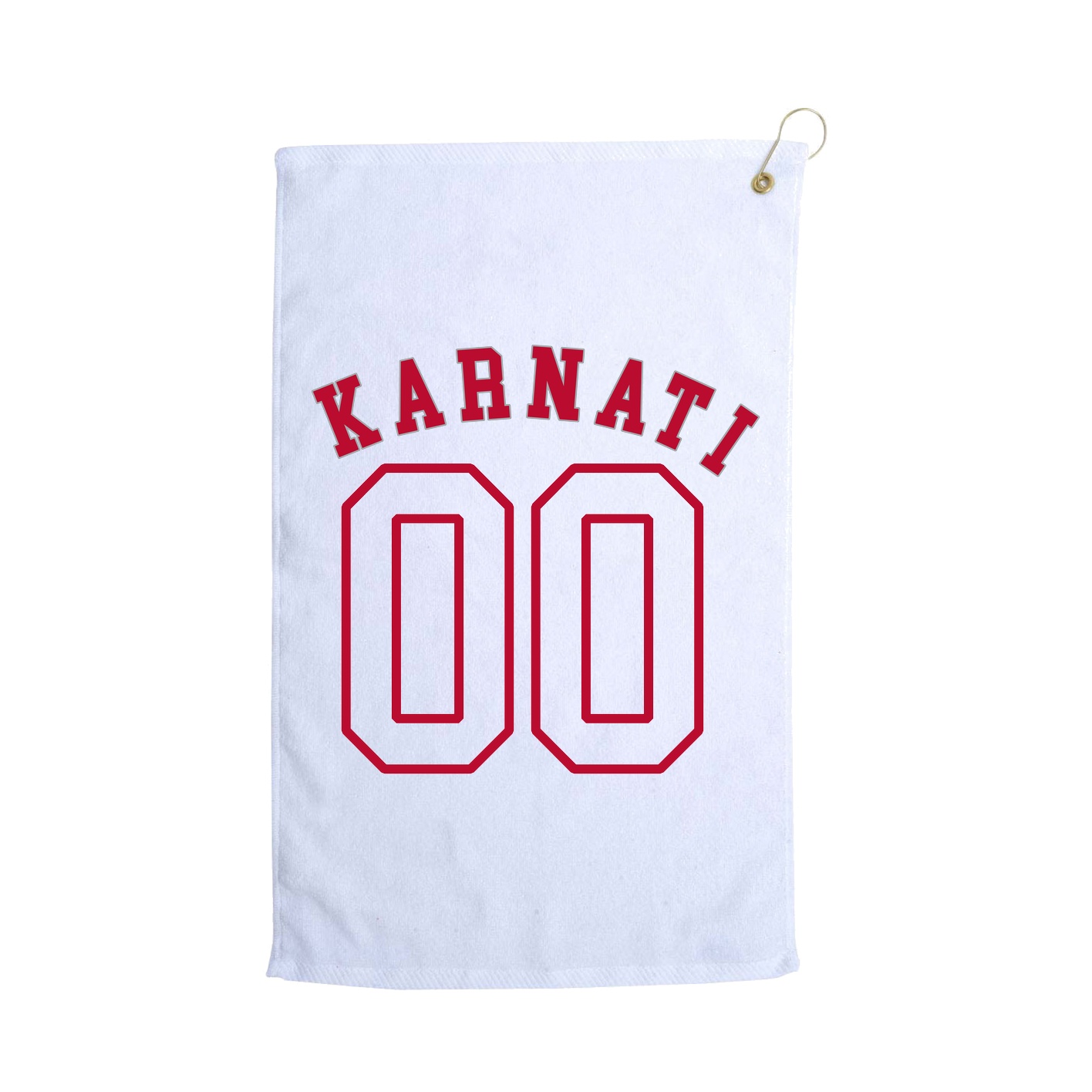 Golf Towel — Shirsey Arch in White