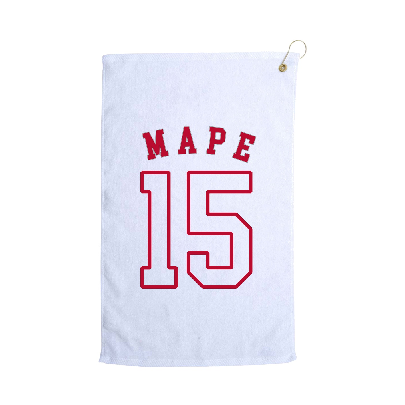 Golf Towel — Shirsey Arch in White