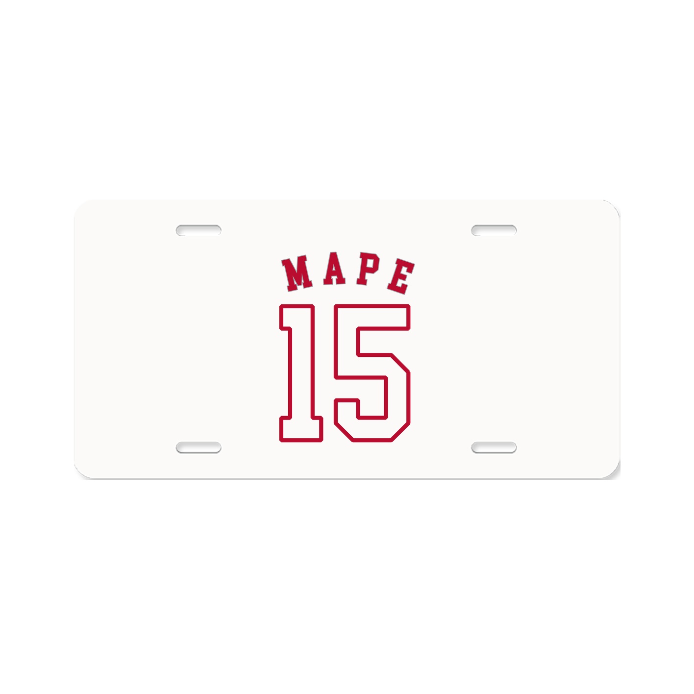 License Plate — Shirsey Arch in Classic