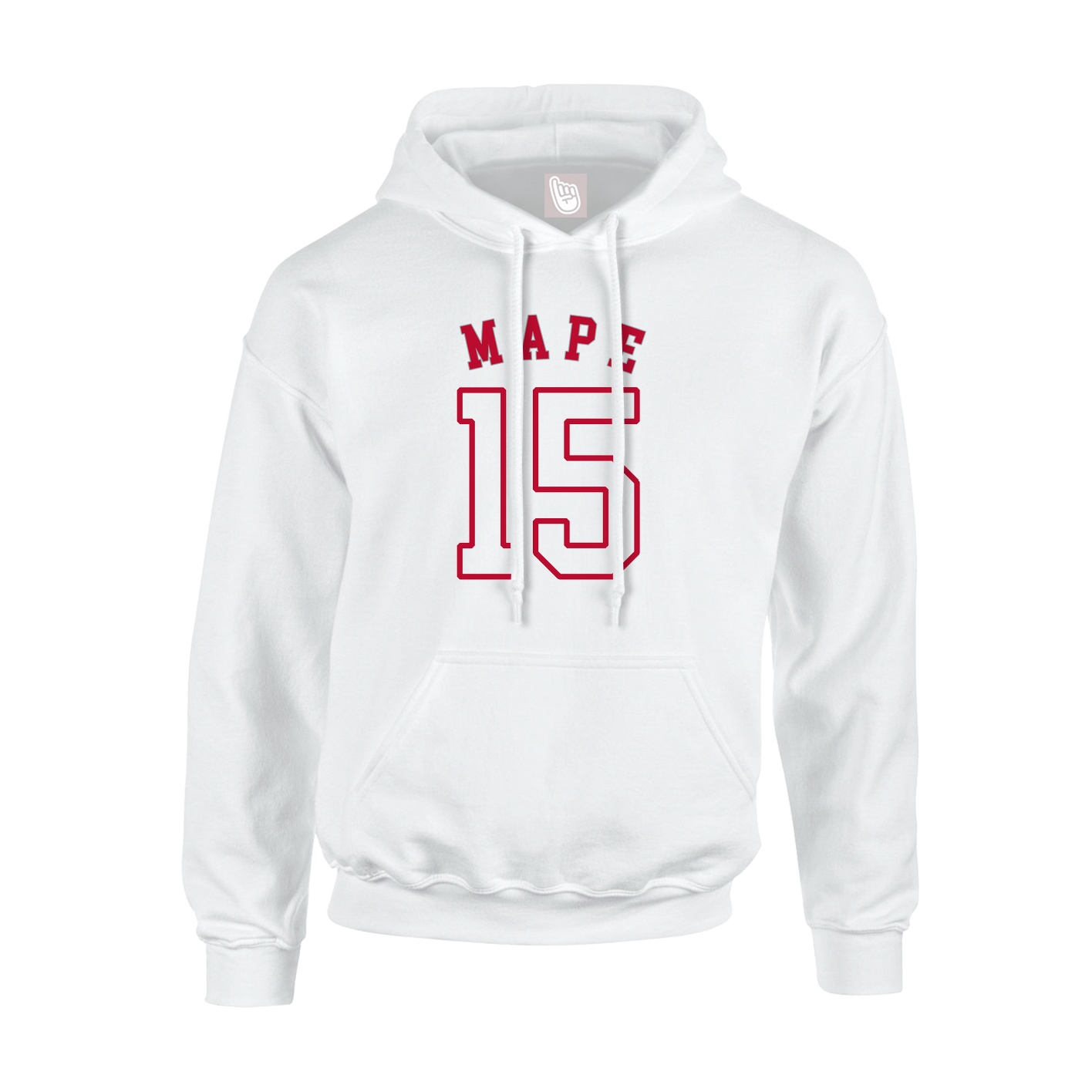 Hoodie — Shirsey Arch in White