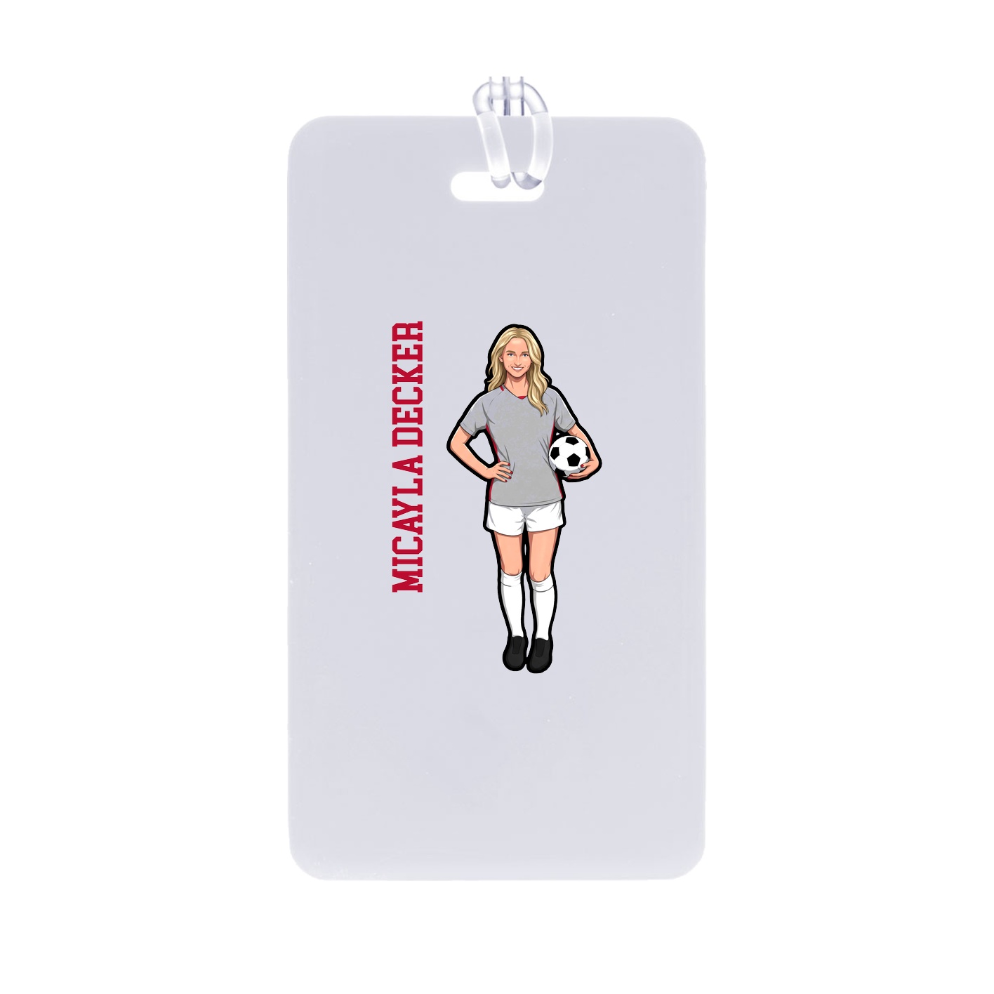 Bag Tag — Name Vertical in Classic
