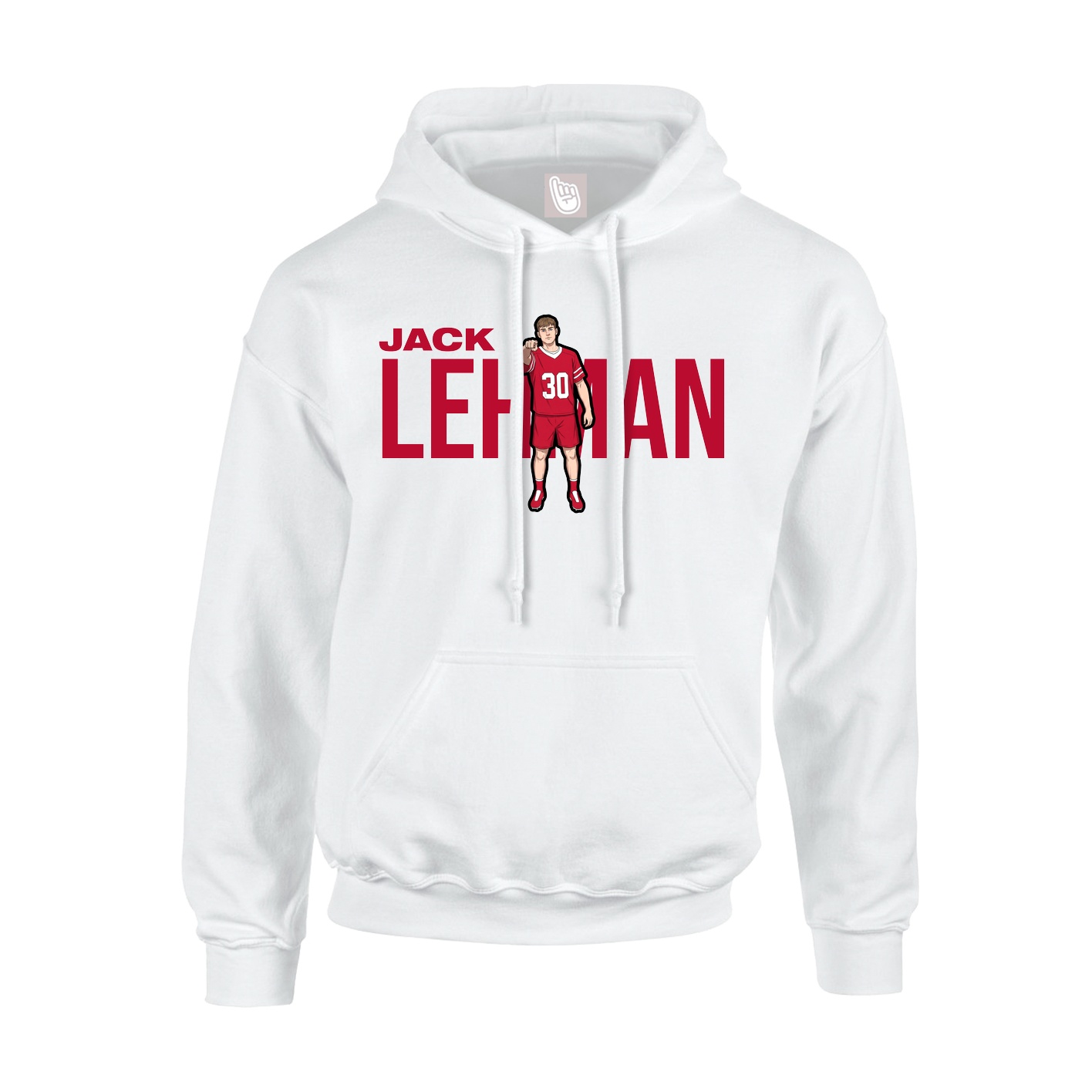 Hoodie — Player Name in White
