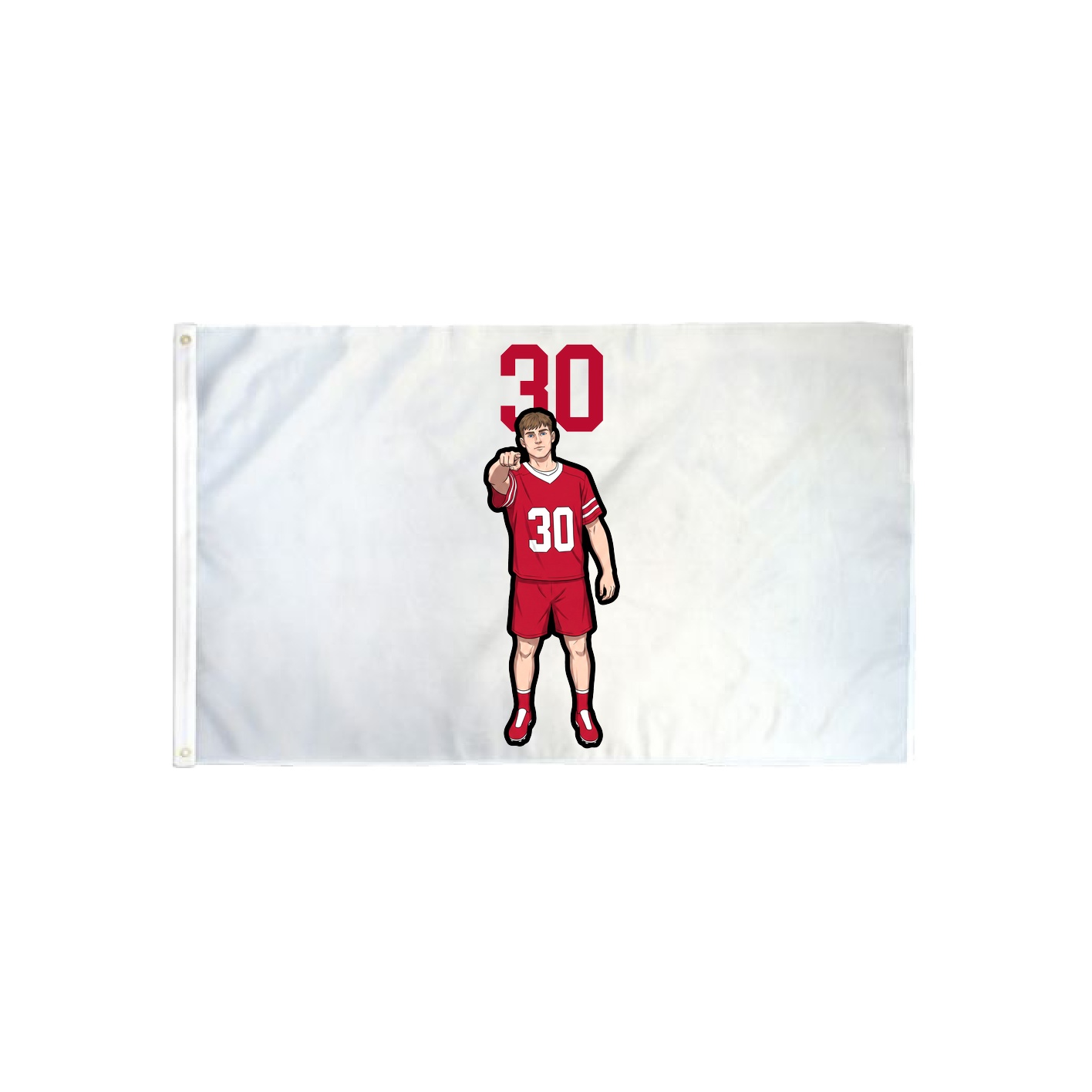 3x5 Flag — Number Top in Classic